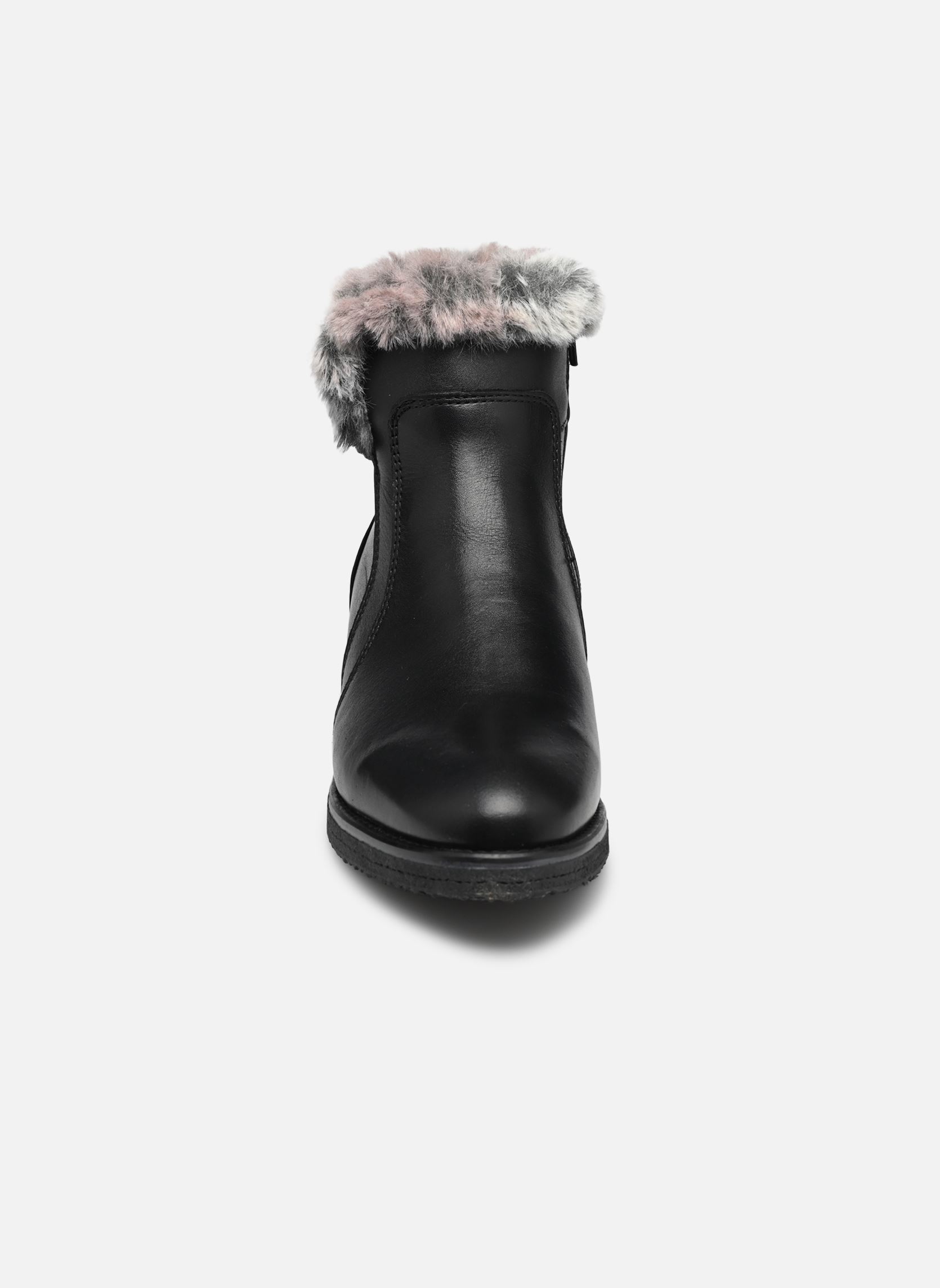 Gefütterte Stiefeletten Jelsa damen schwarz Eram Gefütterte Stiefeletten Jelsa damen schwarz NOIR