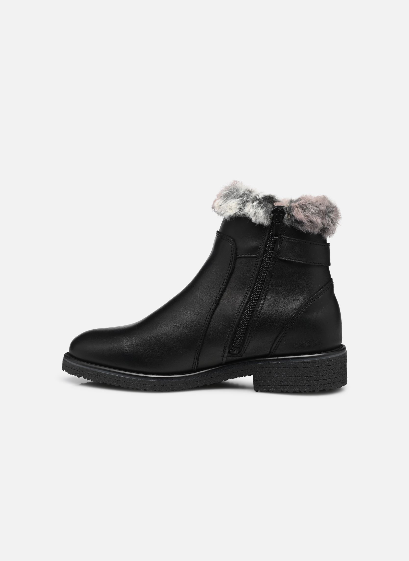 Gefütterte Stiefeletten Jelsa damen schwarz Eram Gefütterte Stiefeletten Jelsa damen schwarz NOIR