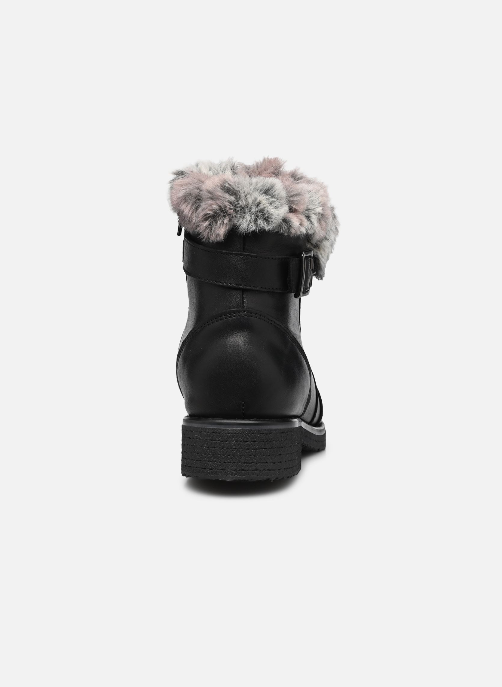 Gefütterte Stiefeletten Jelsa damen schwarz Eram Gefütterte Stiefeletten Jelsa damen schwarz NOIR