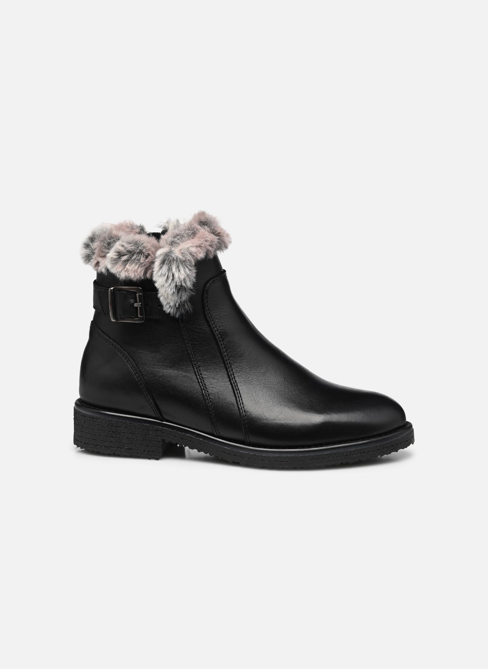 Gefütterte Stiefeletten Jelsa damen schwarz Eram Gefütterte Stiefeletten Jelsa damen schwarz NOIR