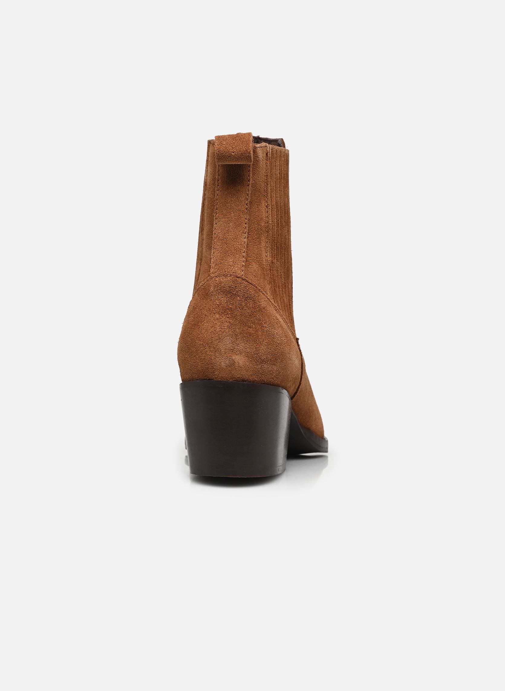 Bottines santiags Salvina femme marron Texto Bottines santiags Salvina femme marron Taupe