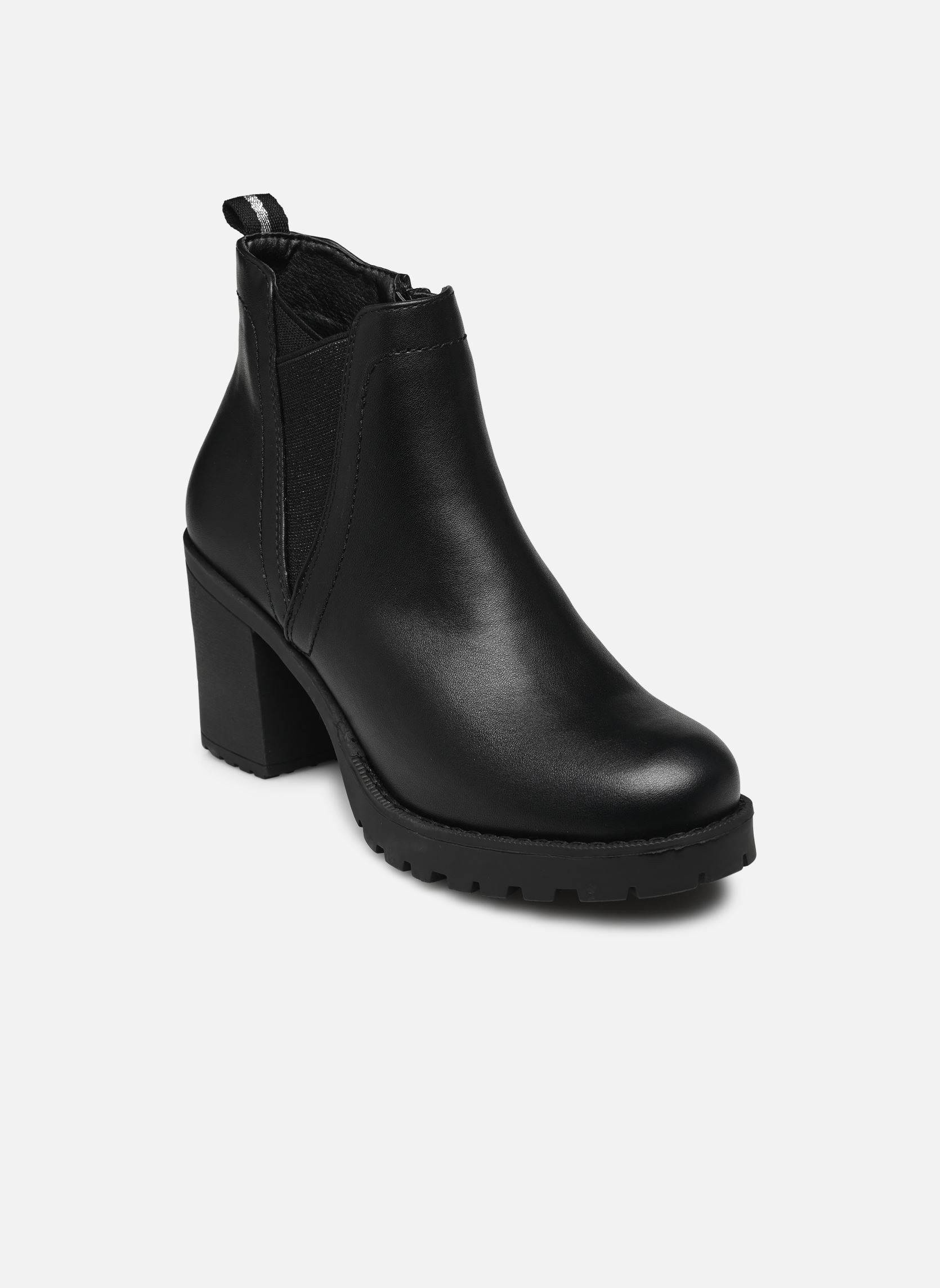 Enkellaarzen en boots Maerio dames zwart Texto Enkellaarzen en boots Maerio dames zwart Noir