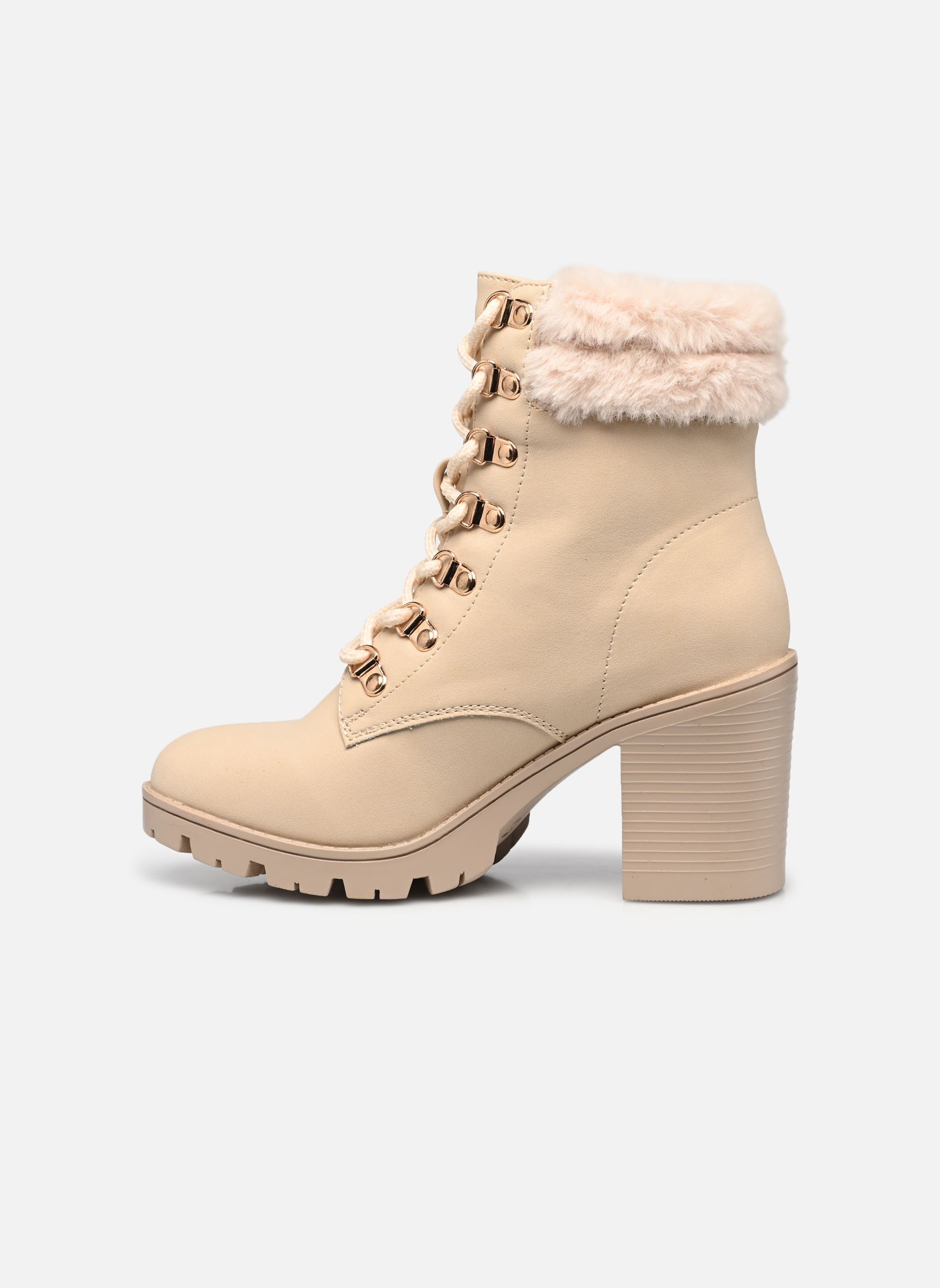 Bottines à lacets Calina femme beige Texto Bottines à lacets Calina femme beige BEIGE