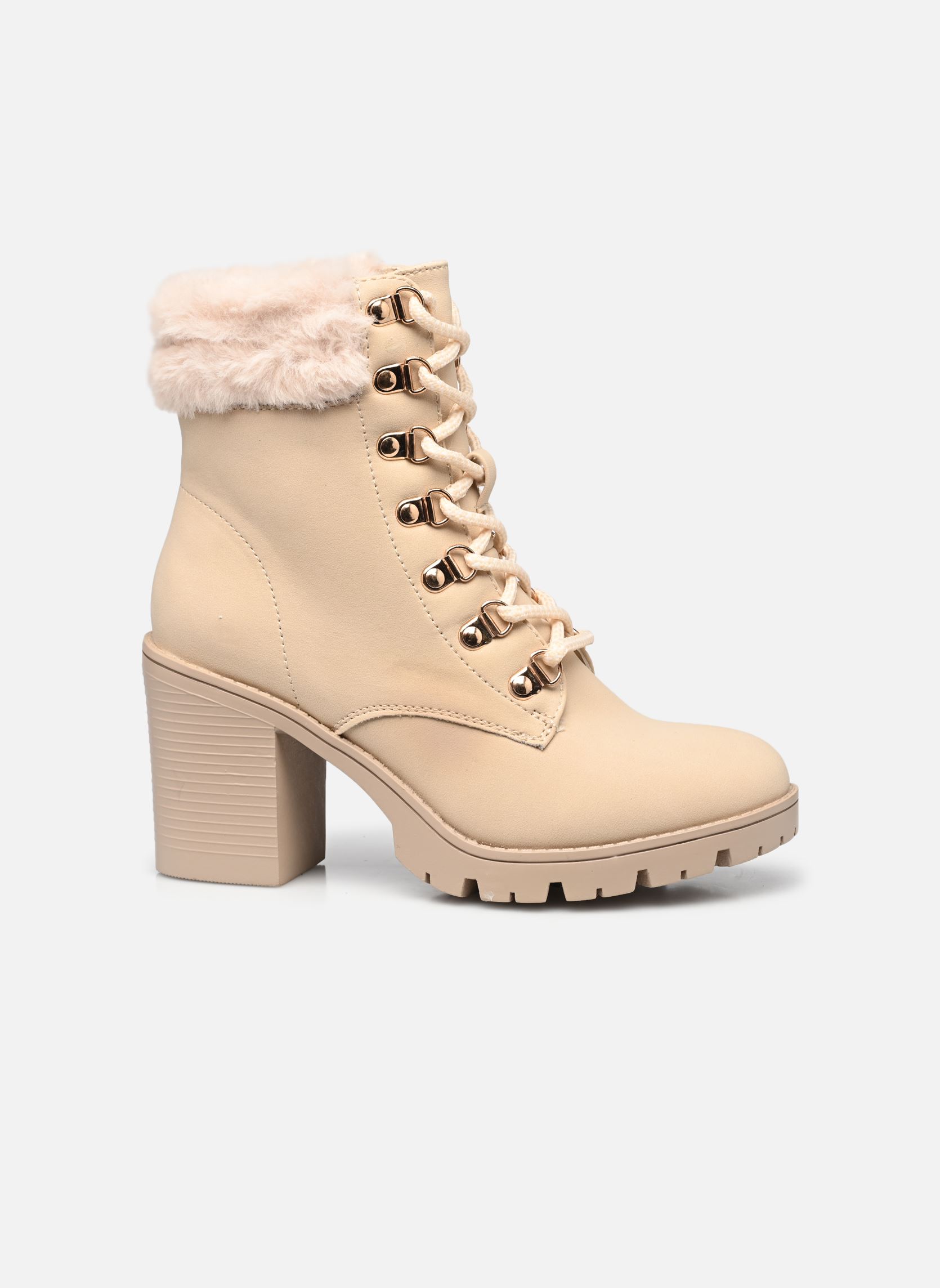 Bottines à lacets Calina femme beige Texto Bottines à lacets Calina femme beige BEIGE
