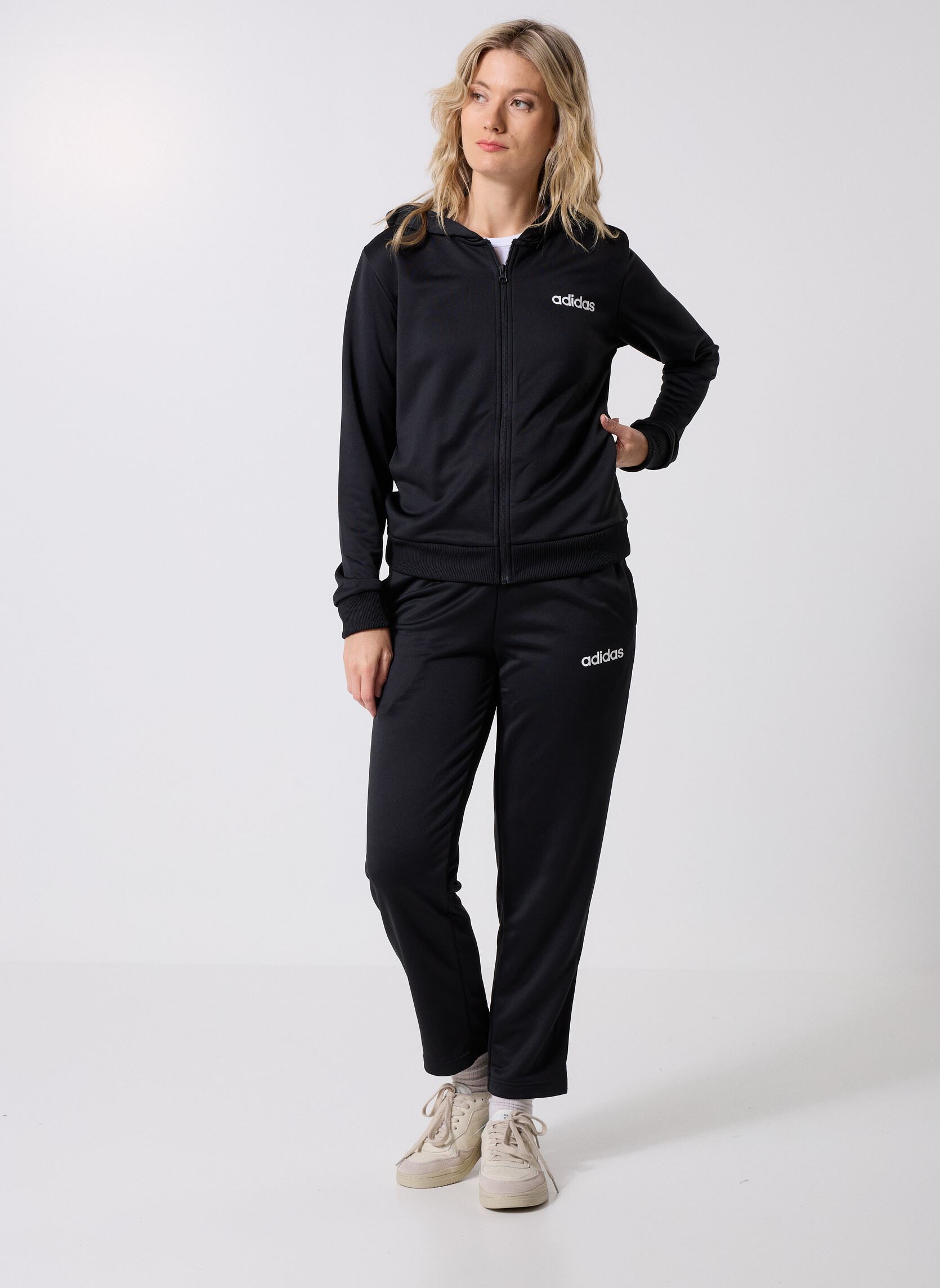 Vesten W Linear Ts dames zwart adidas sportswear Vesten W Linear Ts dames zwart Black