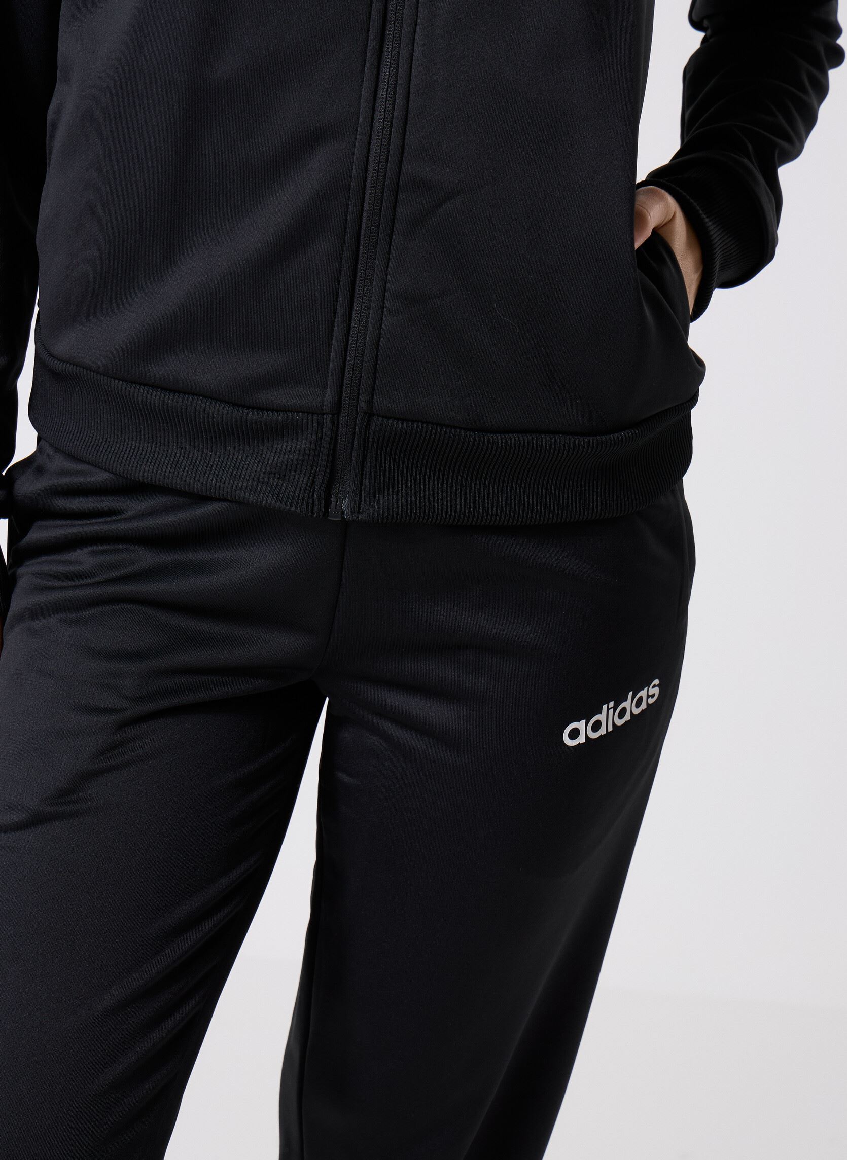 Vesten W Linear Ts dames zwart adidas sportswear Vesten W Linear Ts dames zwart Black