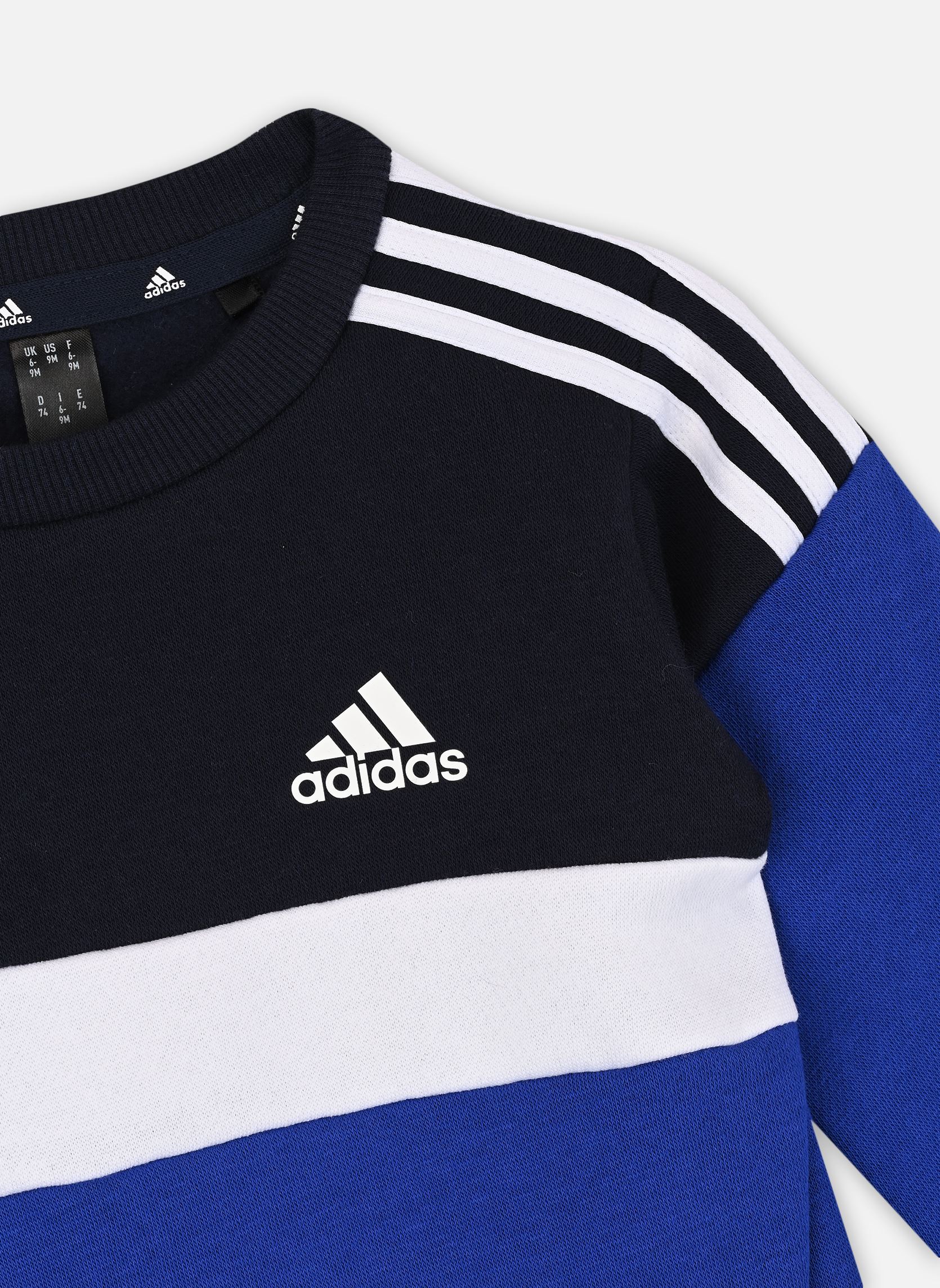 Joggings Ig 3S Tib Fl TS garçon bleu adidas sportswear Joggings Ig 3S Tib Fl TS garçon bleu WHITE/LEGINK