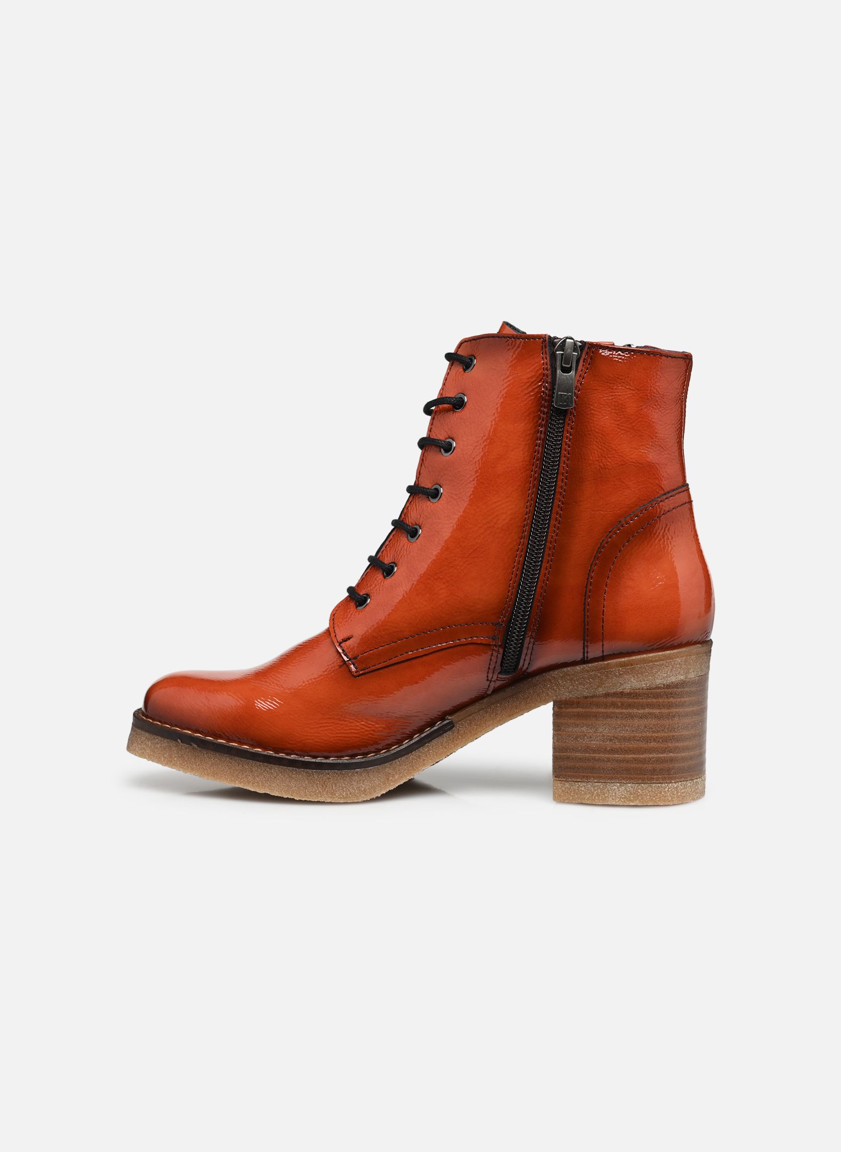 Geschnürte Stiefeletten Oprah D9186 damen orange Dorking Geschnürte Stiefeletten Oprah D9186 damen orange TEJA