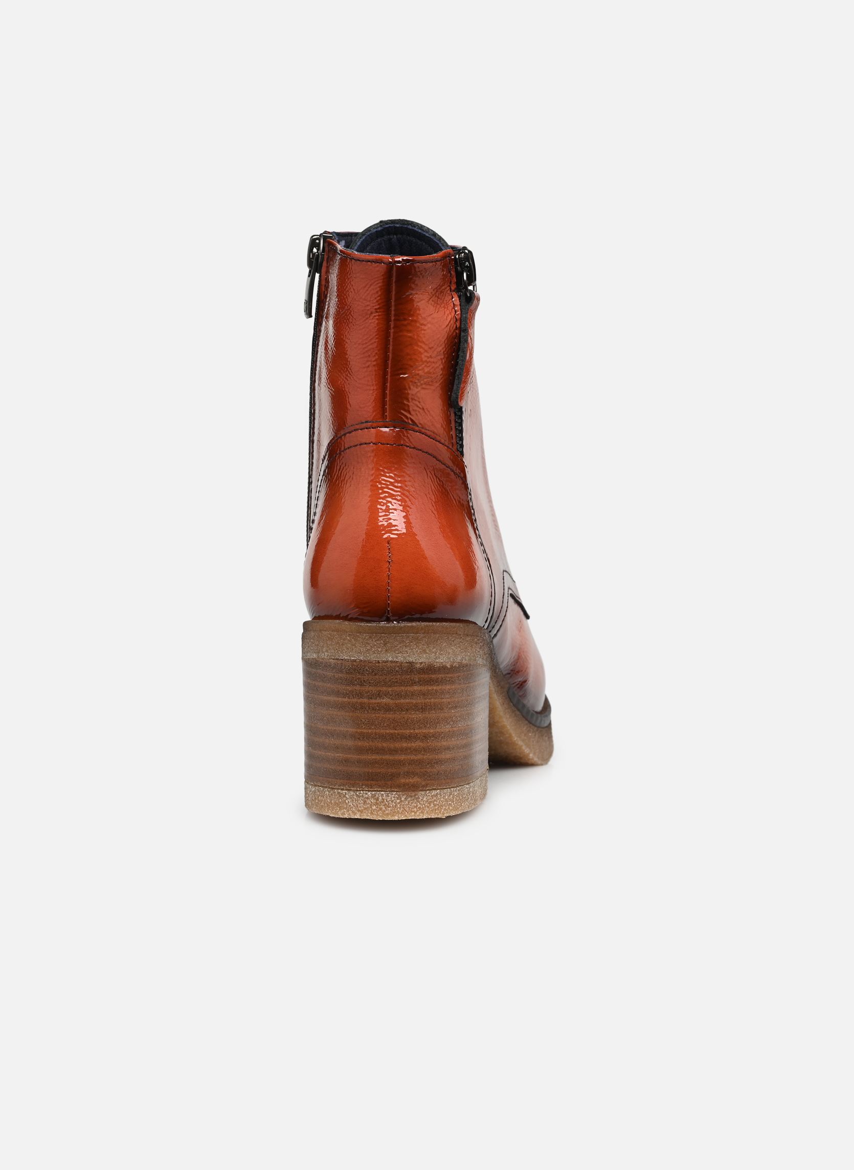 Geschnürte Stiefeletten Oprah D9186 damen orange Dorking Geschnürte Stiefeletten Oprah D9186 damen orange TEJA