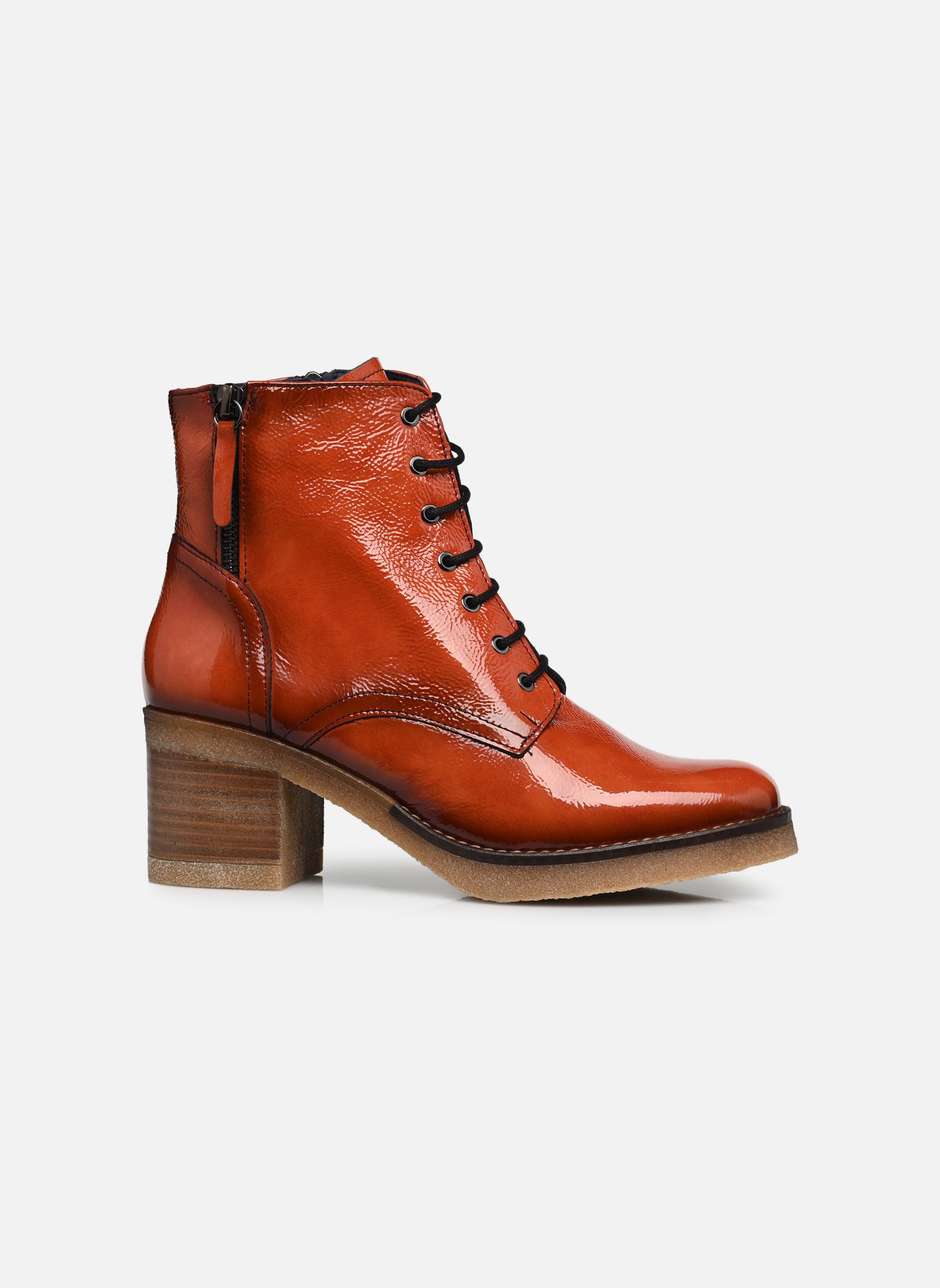 Geschnürte Stiefeletten Oprah D9186 damen orange Dorking Geschnürte Stiefeletten Oprah D9186 damen orange TEJA