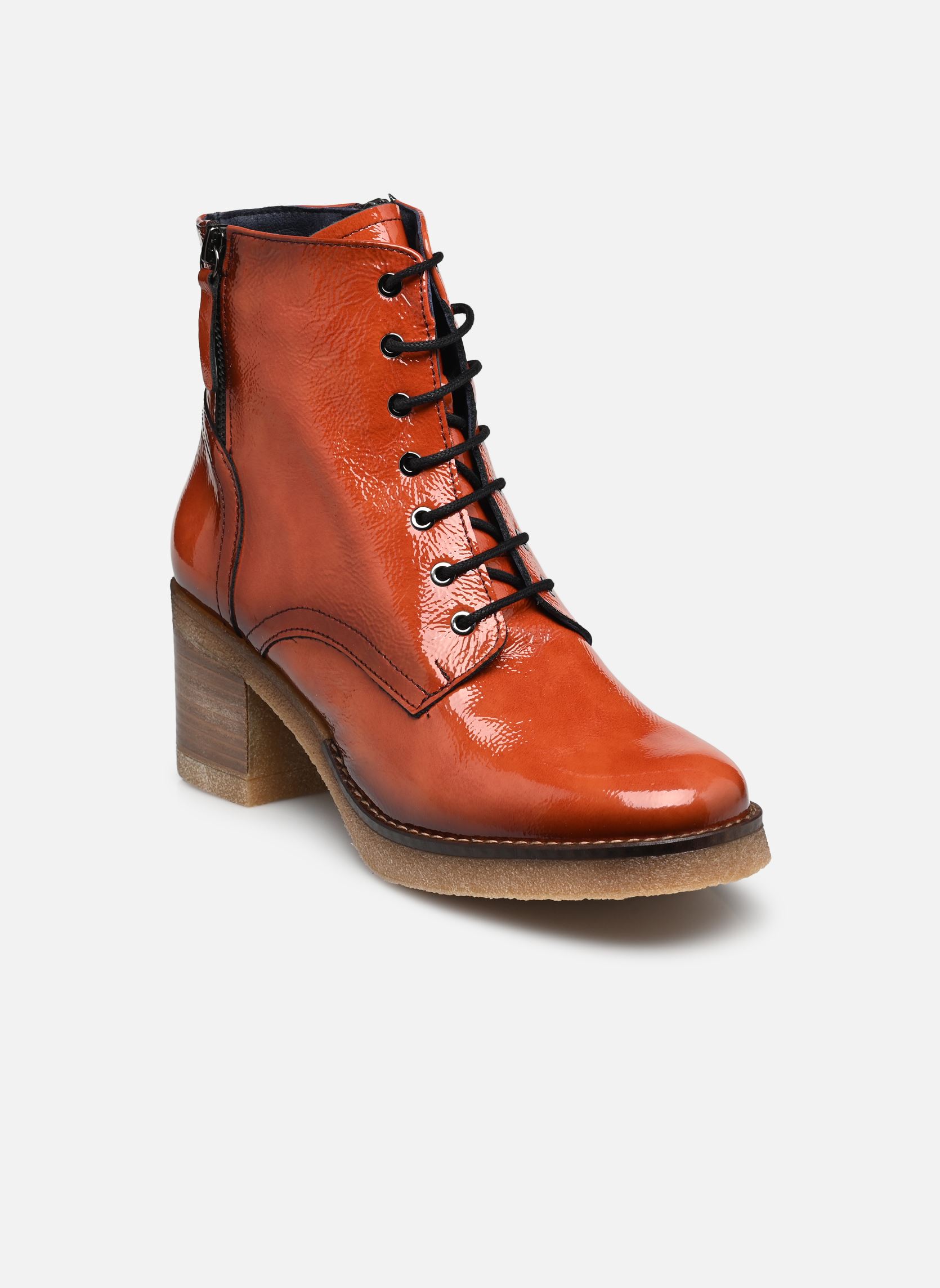 Geschnürte Stiefeletten Oprah D9186 damen orange Dorking Geschnürte Stiefeletten Oprah D9186 damen orange TEJA