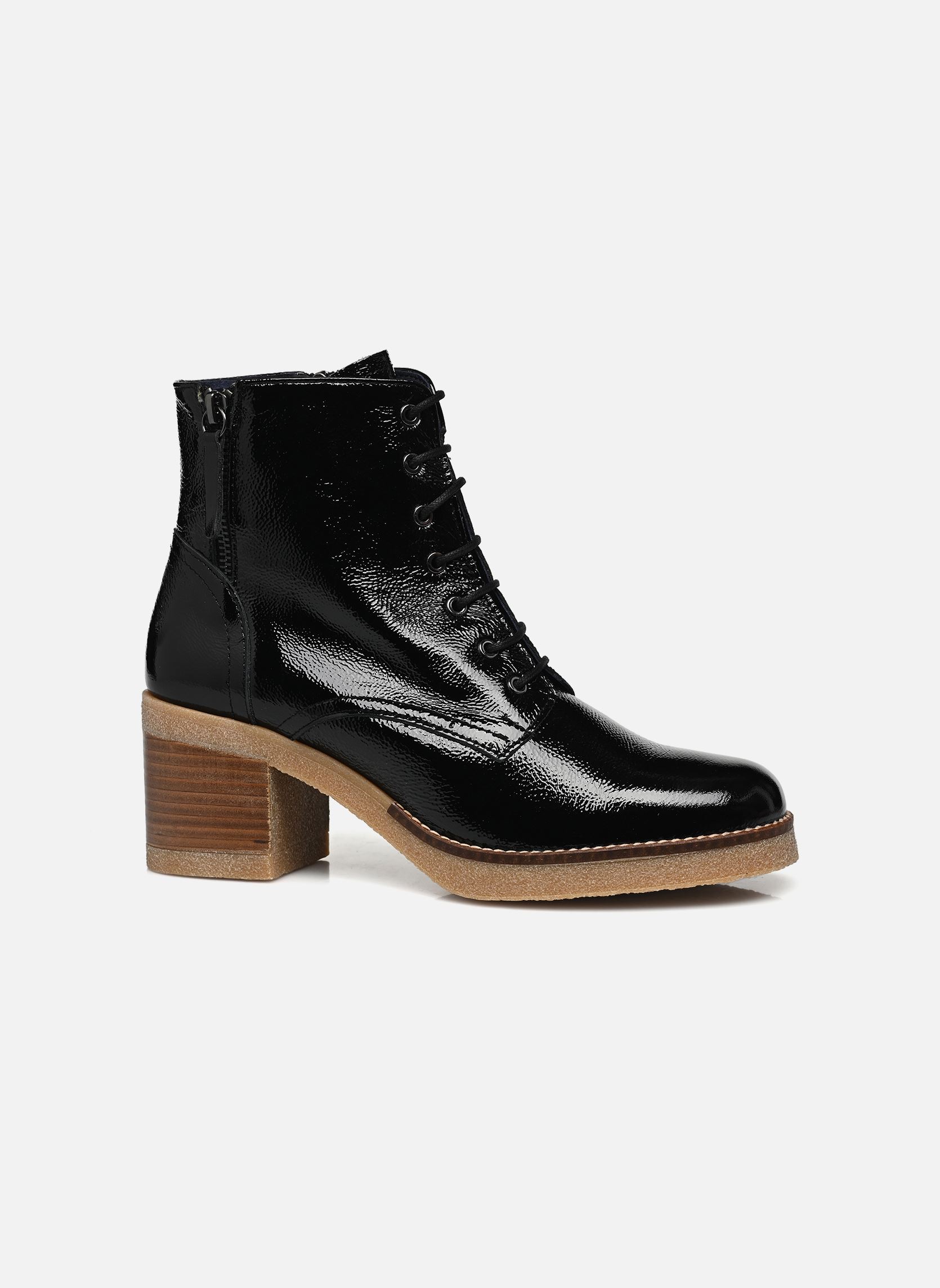 Bottines à lacets Oprah D9186 femme noir Dorking Bottines à lacets Oprah D9186 femme noir NAPLAK NEGRO