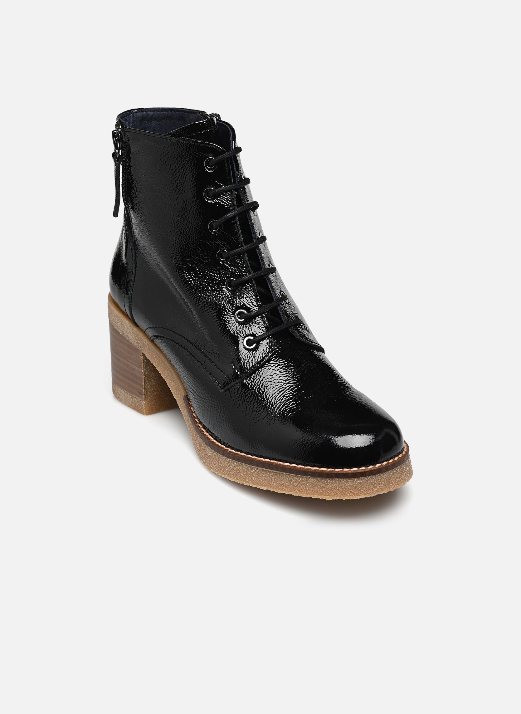 Bottines à lacets Oprah D9186 femme noir Dorking Bottines à lacets Oprah D9186 femme noir NAPLAK NEGRO
