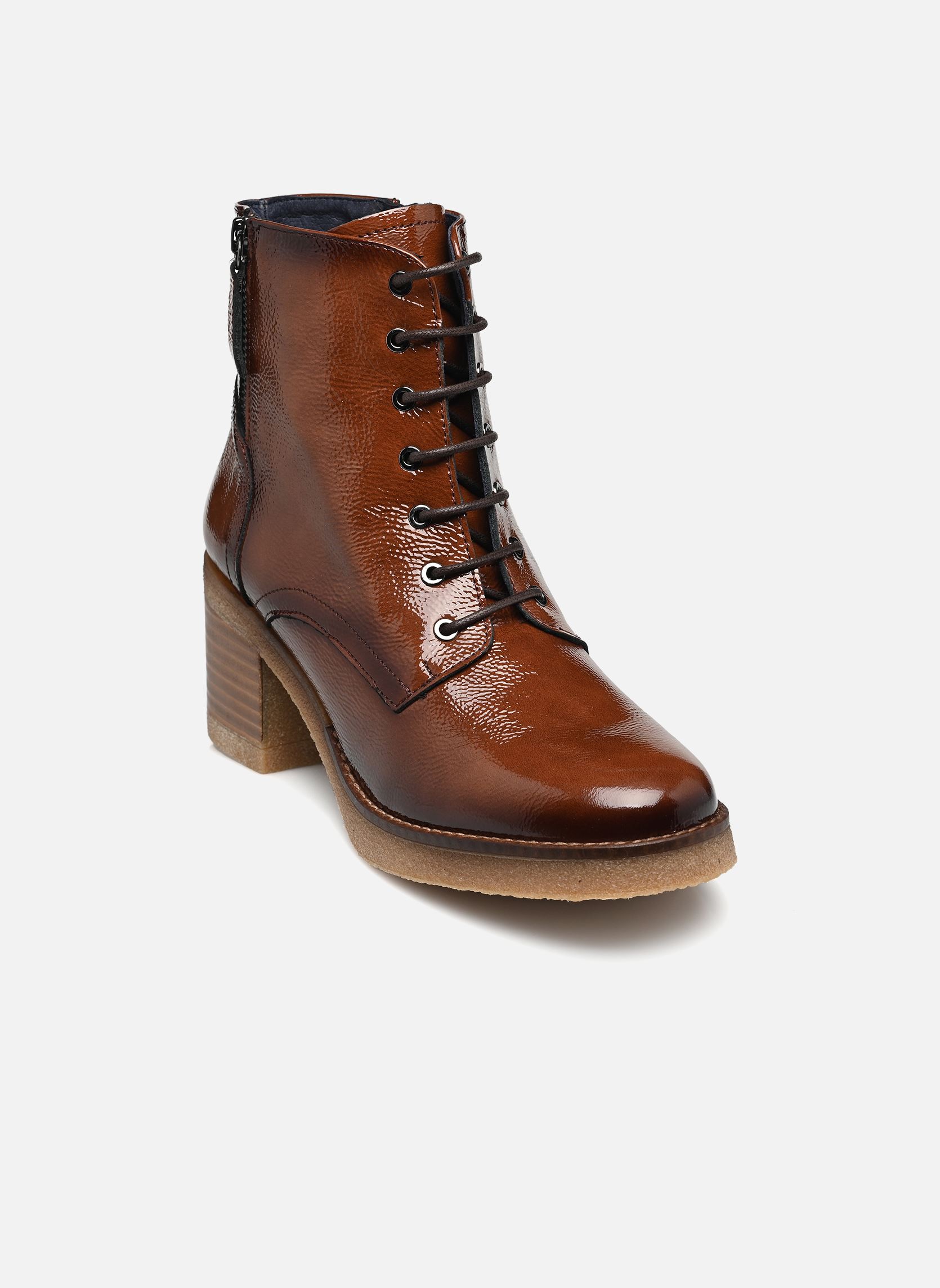 Bottines à lacets Oprah D9186 femme marron Dorking Bottines à lacets Oprah D9186 femme marron NAPLAK CUERO