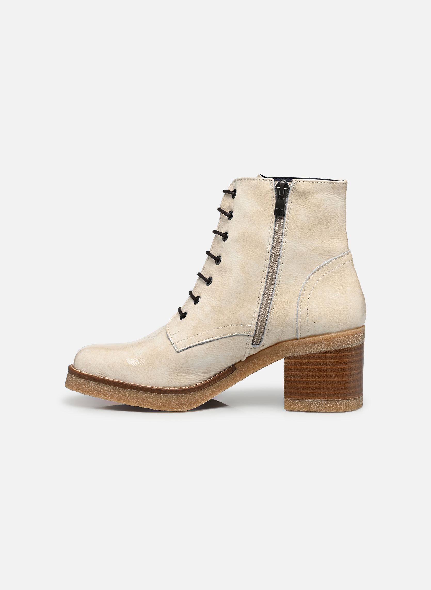 Bottines à lacets Oprah D9186 femme beige Dorking Bottines à lacets Oprah D9186 femme beige NAPLAK BEIGE