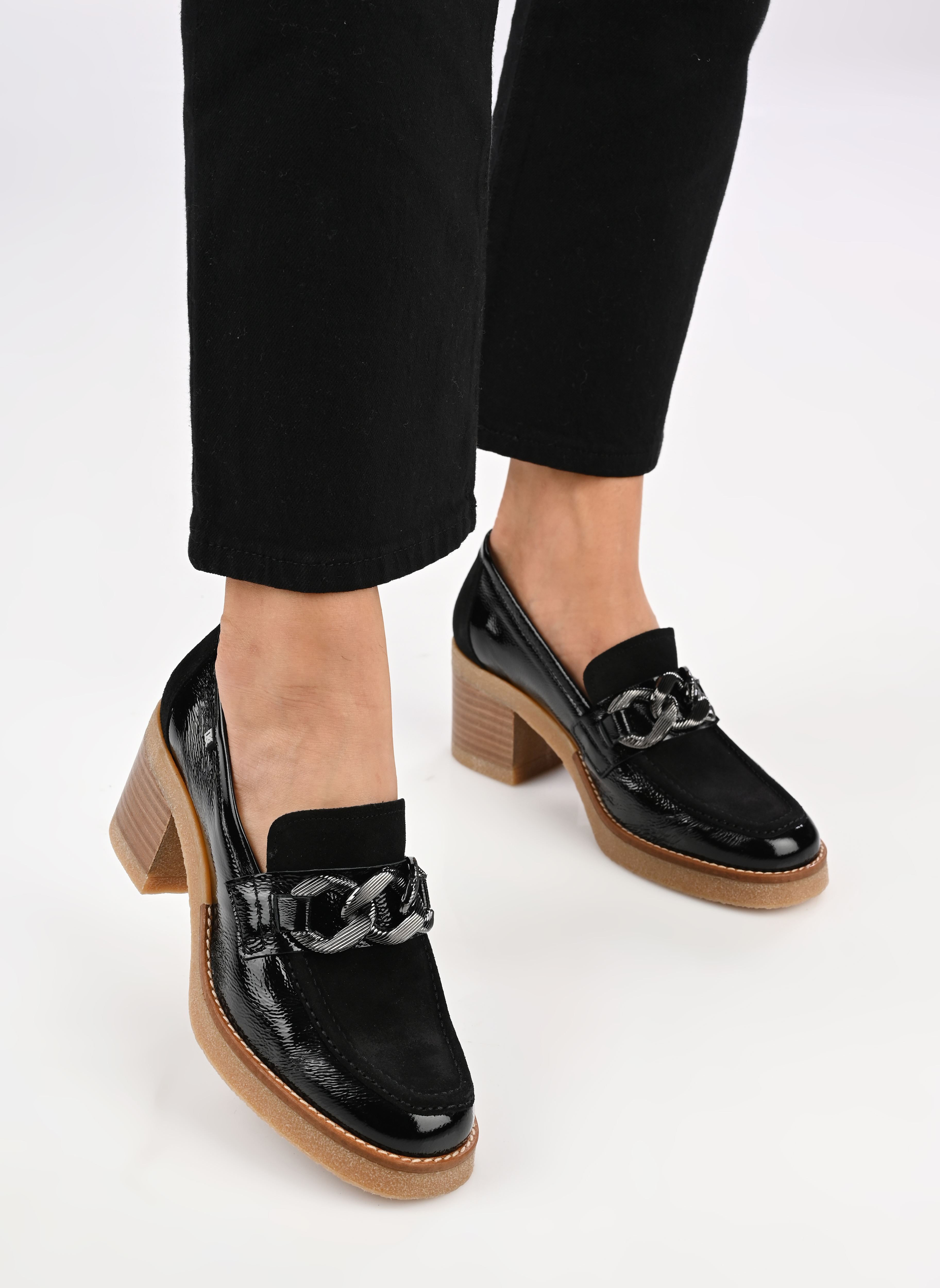 Loafer Oprah D9193 damen schwarz Dorking Loafer Oprah D9193 damen schwarz NAPLAK+CALF NEGRO