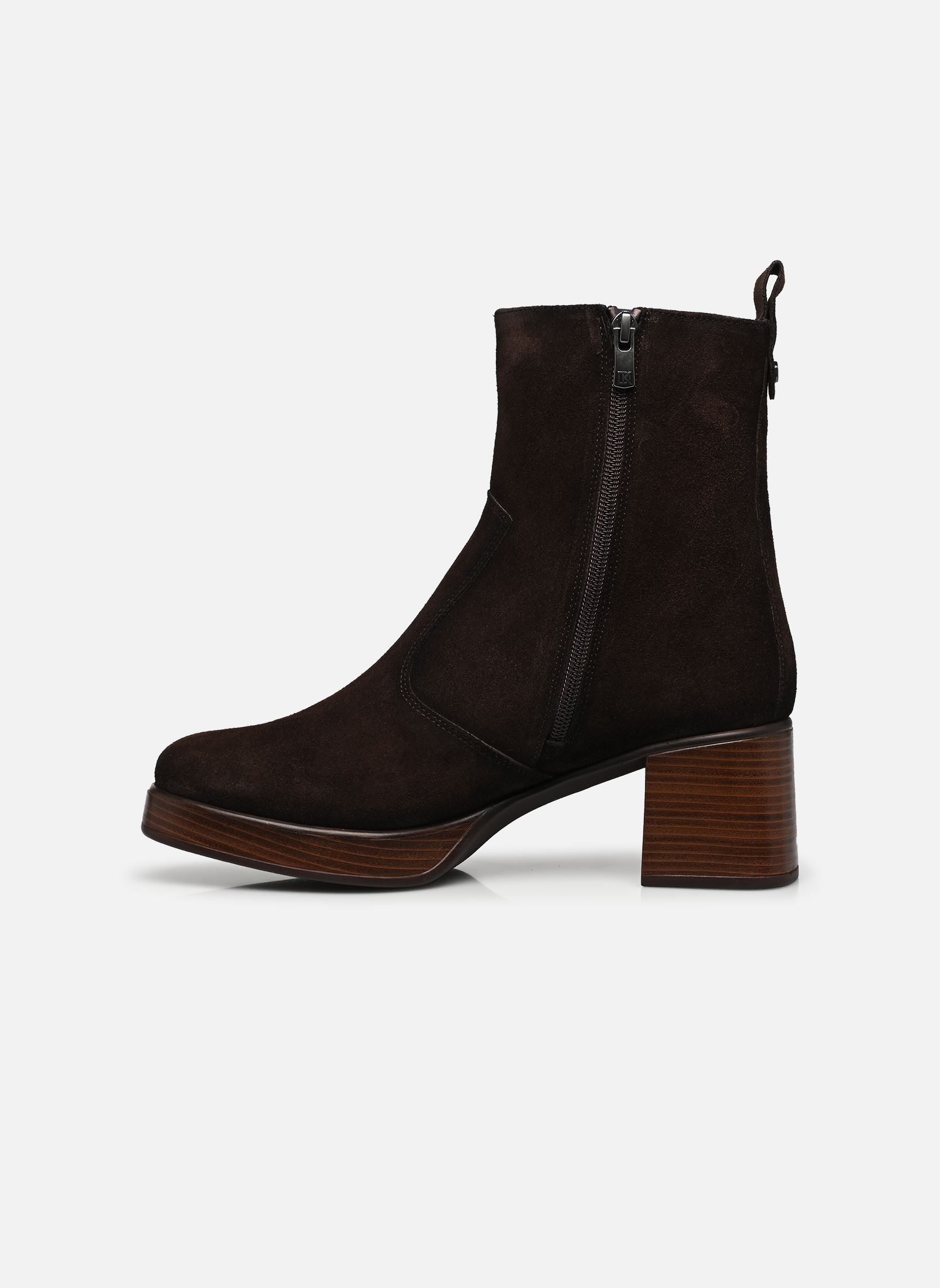 Bottines basses CRISTEL D9157 femme marron Dorking Bottines basses CRISTEL D9157 femme marron CALF EBANO
