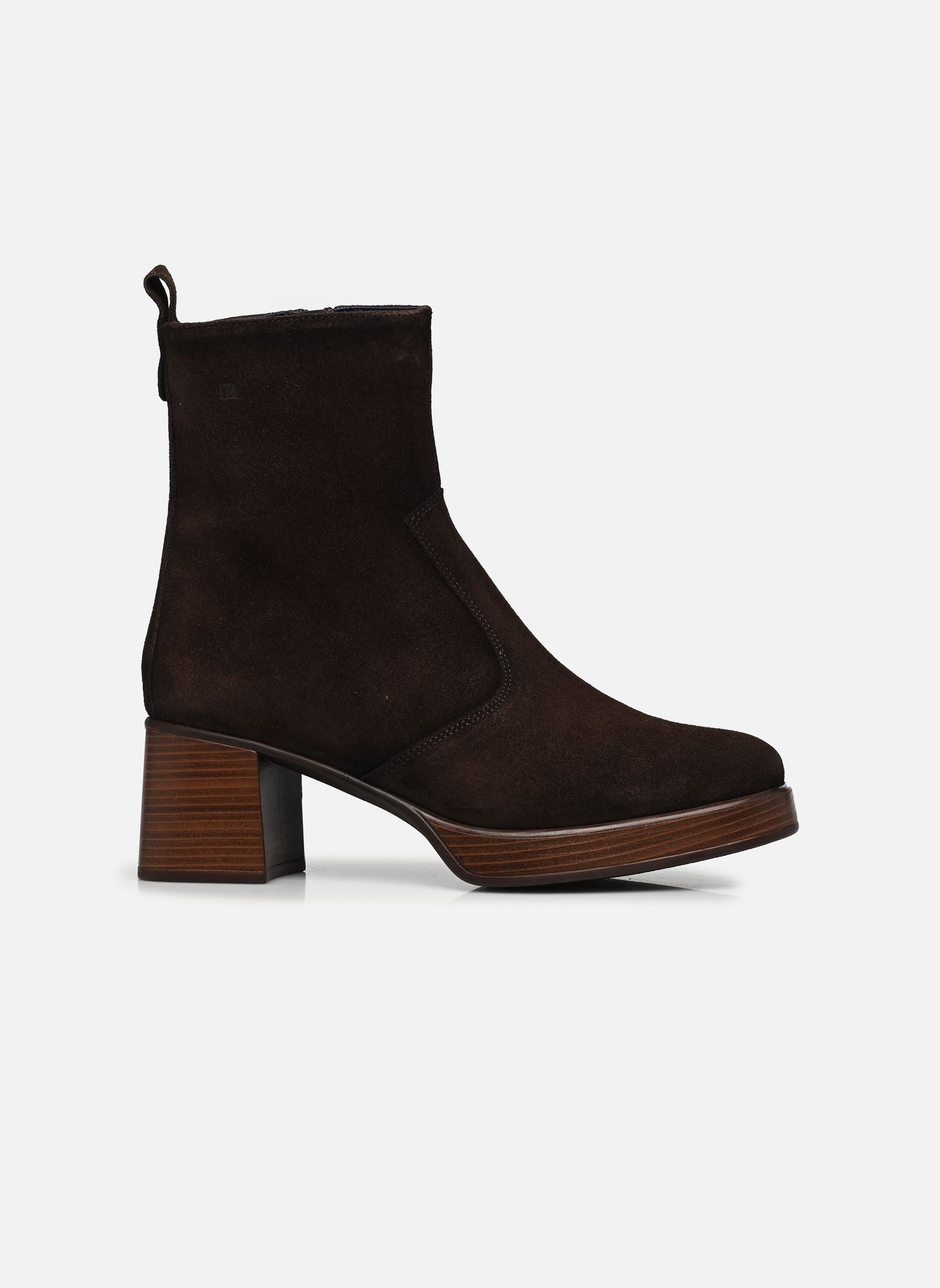 Bottines basses CRISTEL D9157 femme marron Dorking Bottines basses CRISTEL D9157 femme marron CALF EBANO