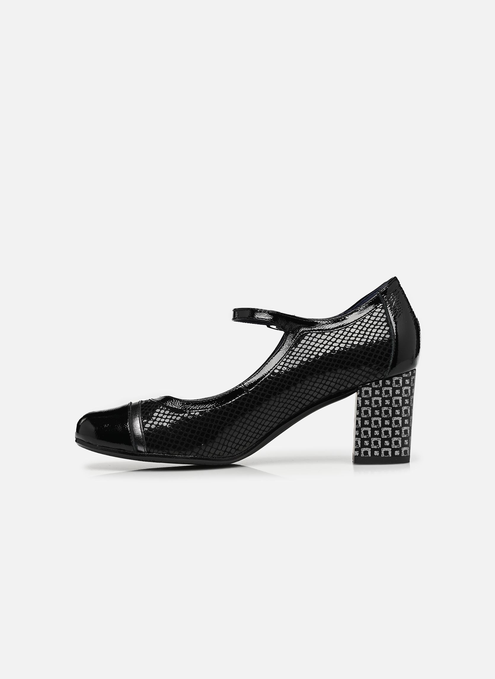 Slingback pumps RODIN D8669 dames zwart Dorking Slingback pumps RODIN D8669 dames zwart SUPREM+NAPLA+LAMI NEGRO + NEGR