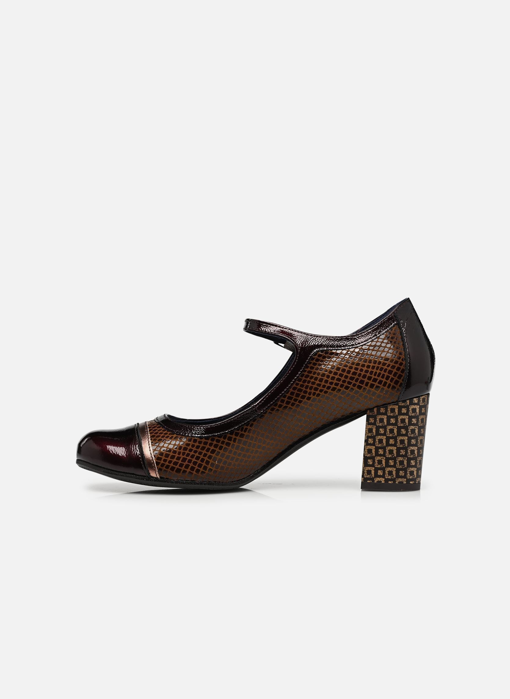 Slingback pumps RODIN D8669 dames meerkleurig Dorking Slingback pumps RODIN D8669 dames meerkleurig SUPREM+NAPLA+LAMI TABACO + BUR