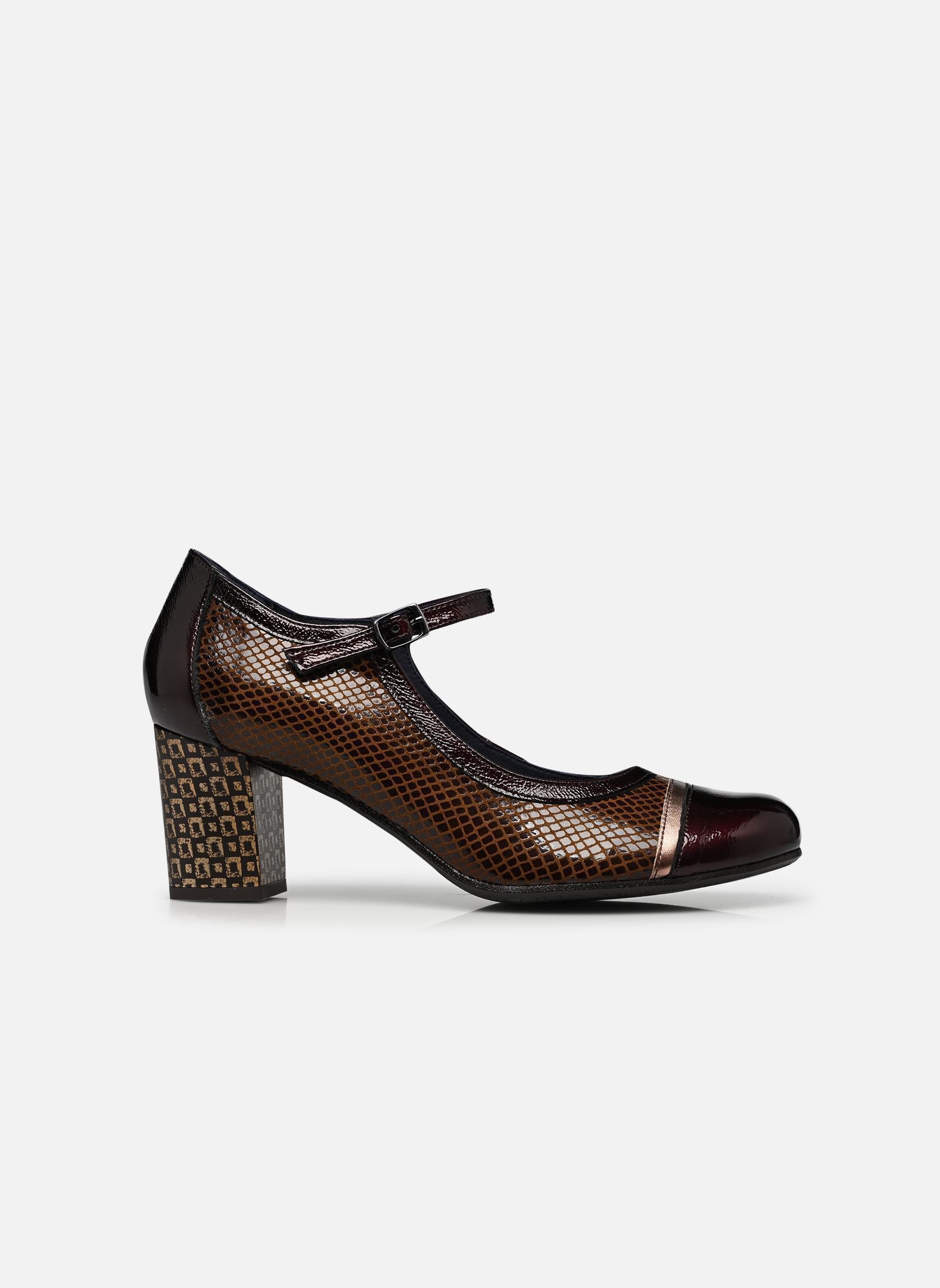Slingback pumps RODIN D8669 dames meerkleurig Dorking Slingback pumps RODIN D8669 dames meerkleurig SUPREM+NAPLA+LAMI TABACO + BUR