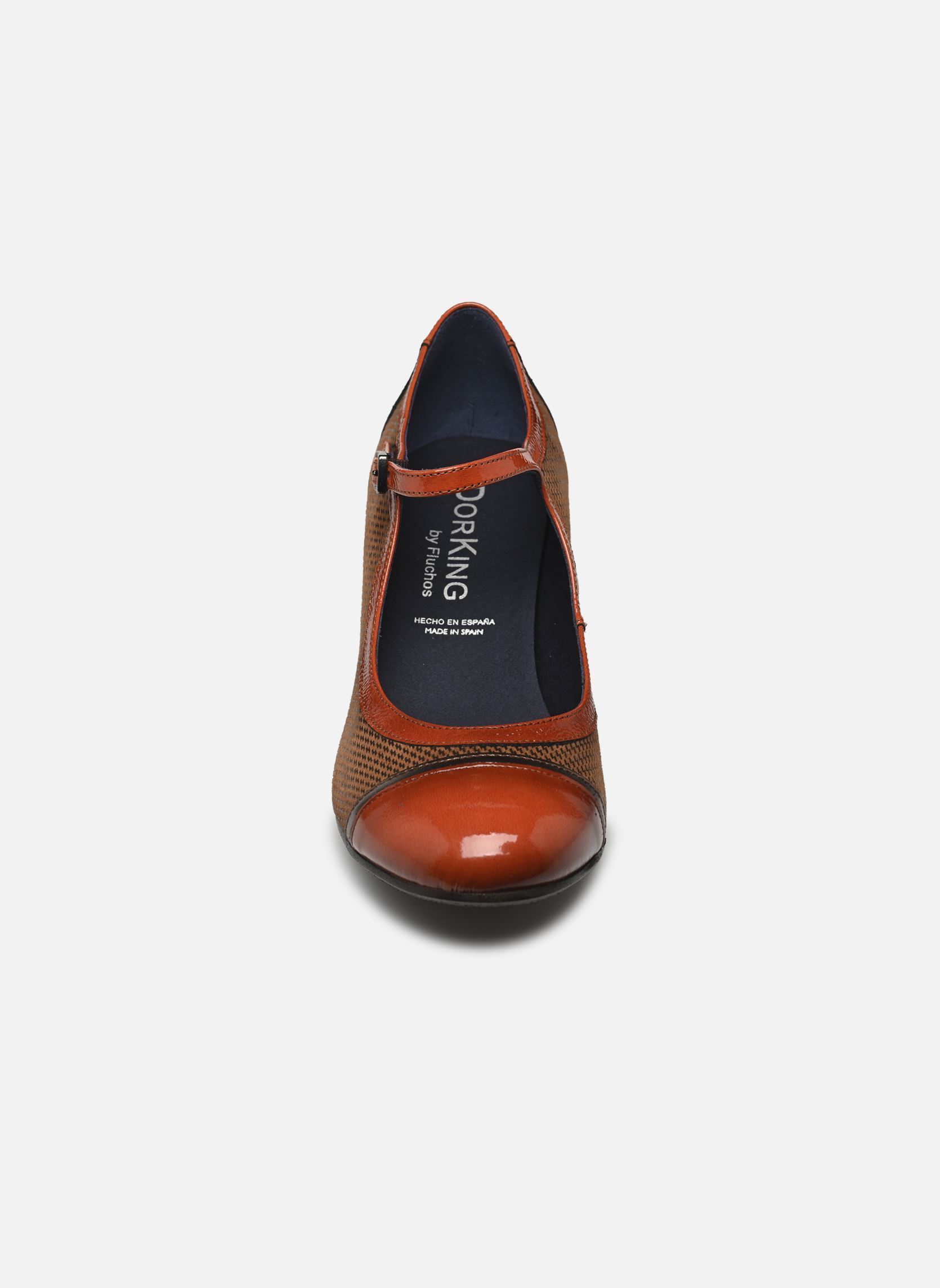 Slingback pumps RODIN D8669 dames bruin Dorking Slingback pumps RODIN D8669 dames bruin DELIS+NAPLA+LAMIN CUERO +TEJA