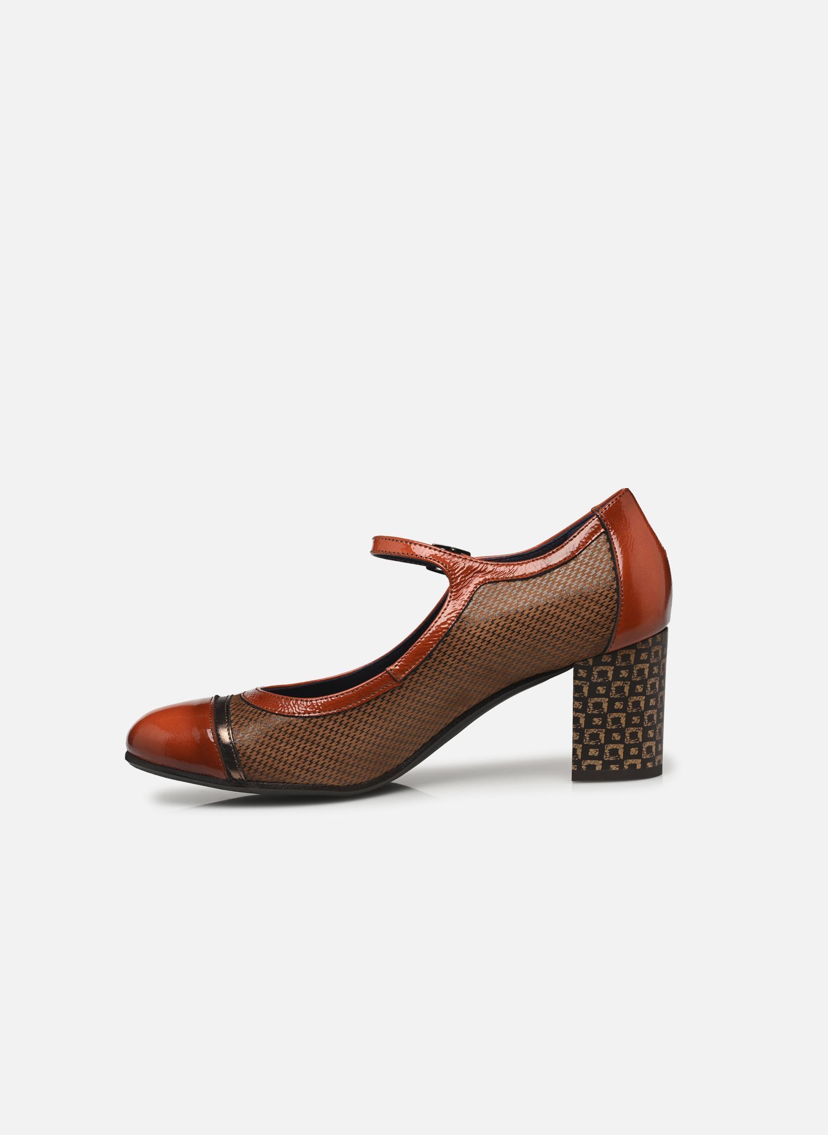 Slingback pumps RODIN D8669 dames bruin Dorking Slingback pumps RODIN D8669 dames bruin DELIS+NAPLA+LAMIN CUERO +TEJA