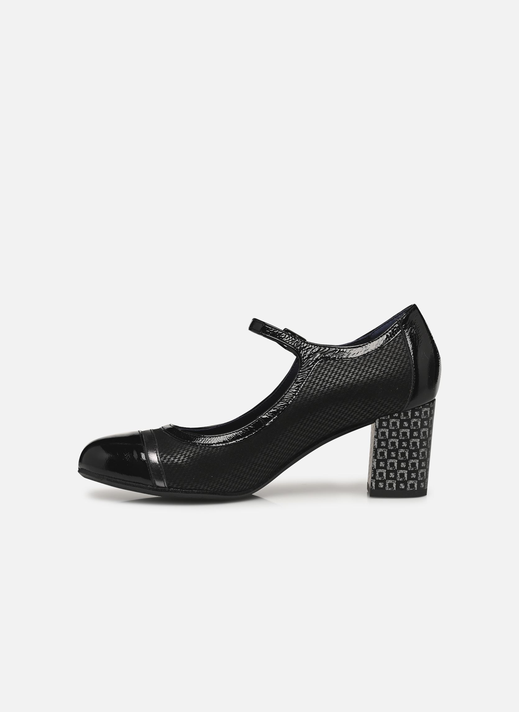 Escarpins à brides RODIN D8669 femme noir Dorking Escarpins à brides RODIN D8669 femme noir DELIS+NAPLA+LAMIN NEGRO +NEGRO