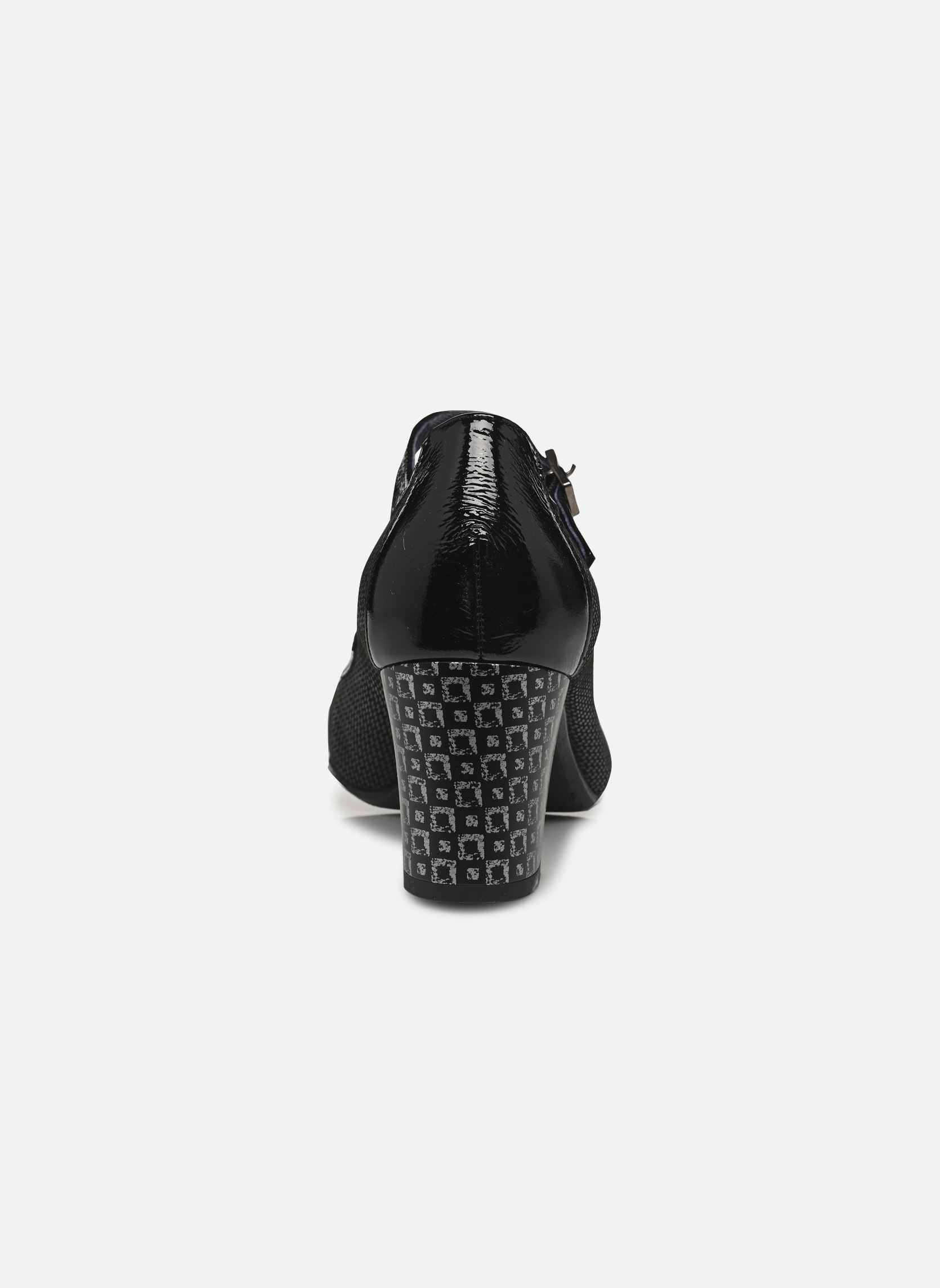 Escarpins à brides RODIN D8669 femme noir Dorking Escarpins à brides RODIN D8669 femme noir DELIS+NAPLA+LAMIN NEGRO +NEGRO