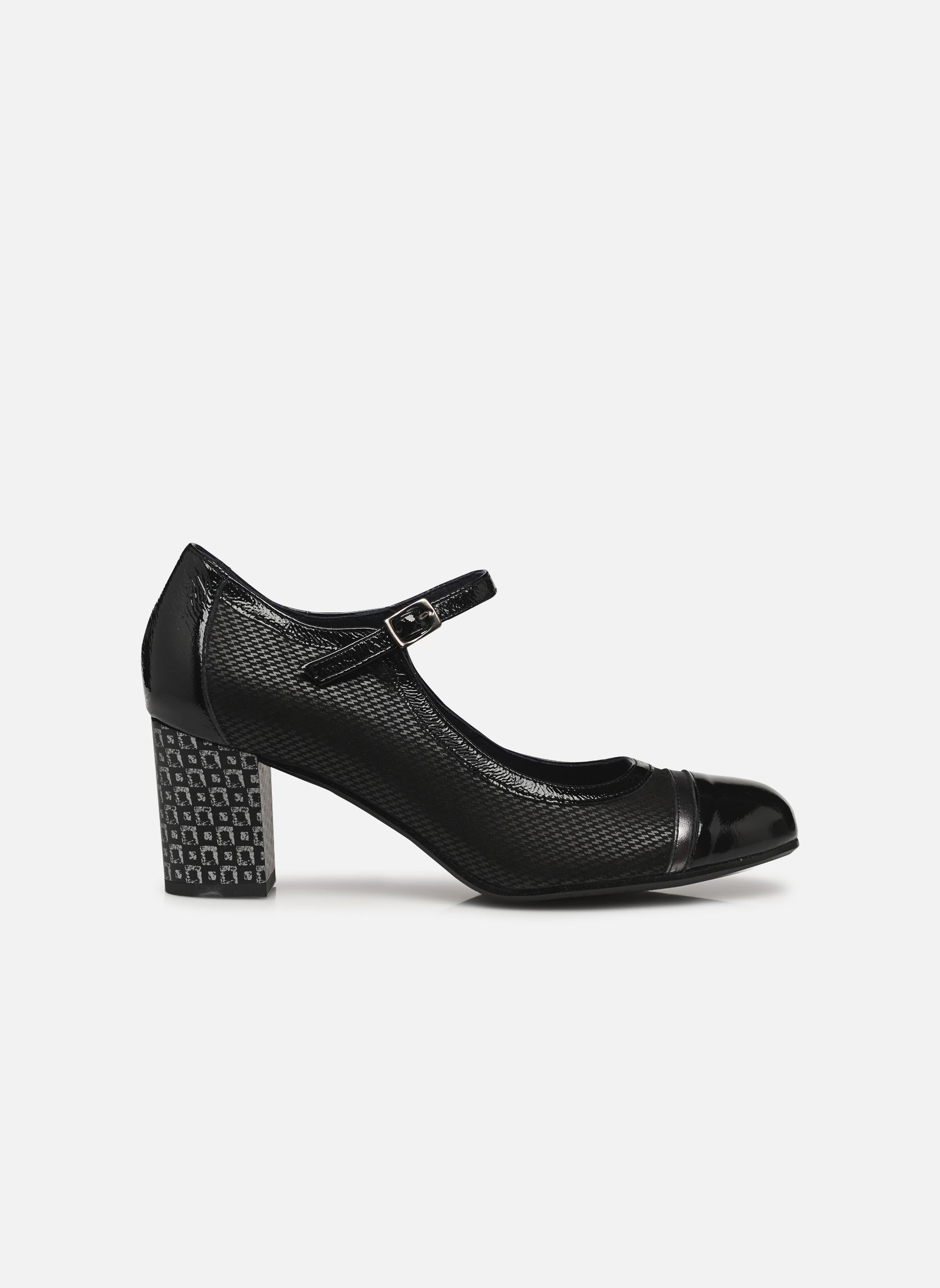 Escarpins à brides RODIN D8669 femme noir Dorking Escarpins à brides RODIN D8669 femme noir DELIS+NAPLA+LAMIN NEGRO +NEGRO