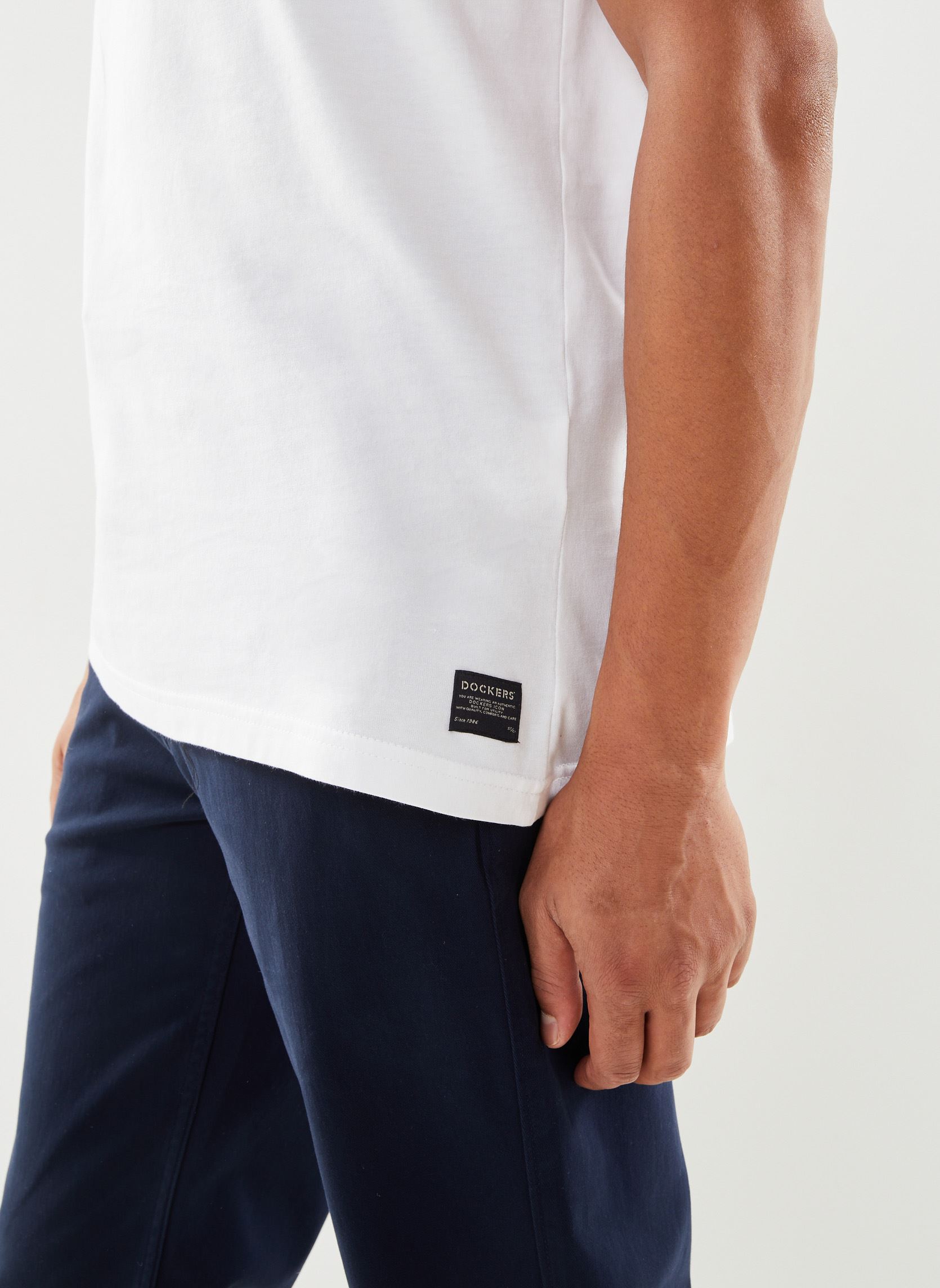 Tee-shirts manches courtes Original Tee homme blanc Dockers Tee-shirts manches courtes Original Tee homme blanc LUCENT WHITE