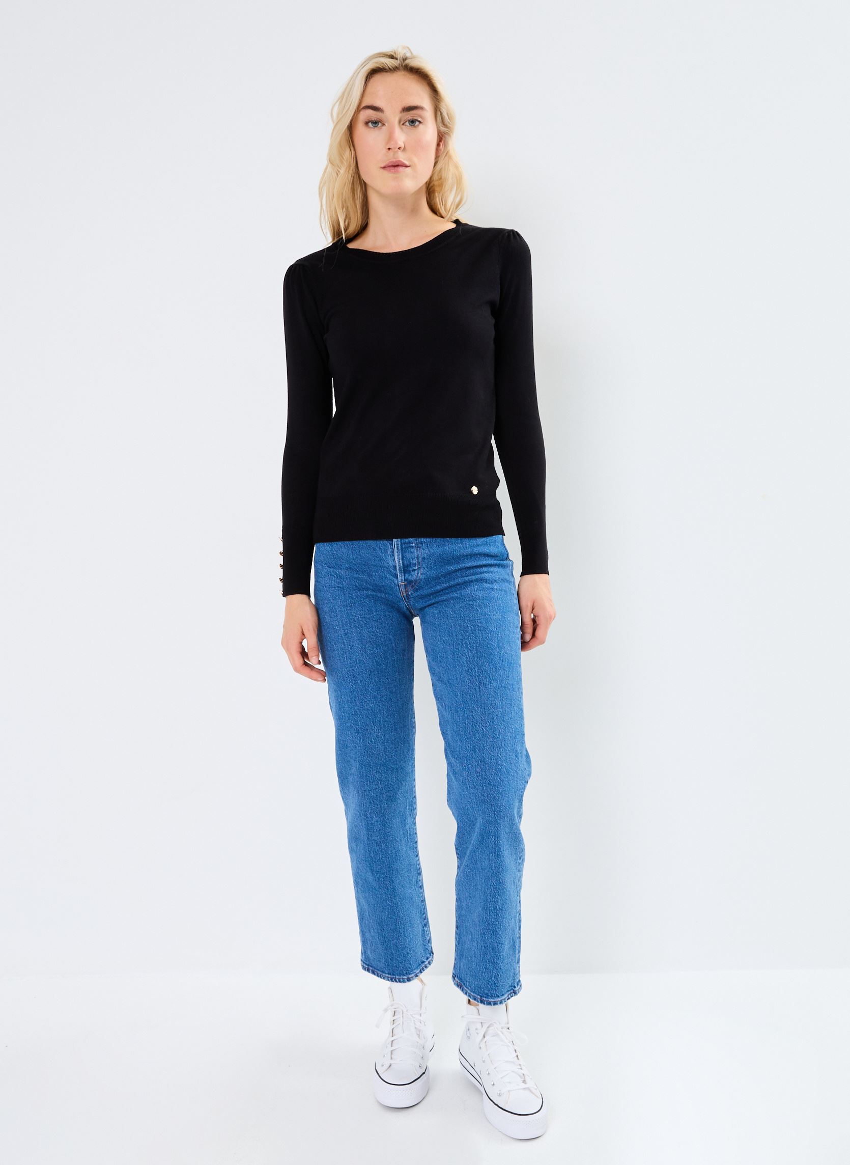 Pulls Beatrice femme noir La Petite Etoile Pulls Beatrice femme noir Noir
