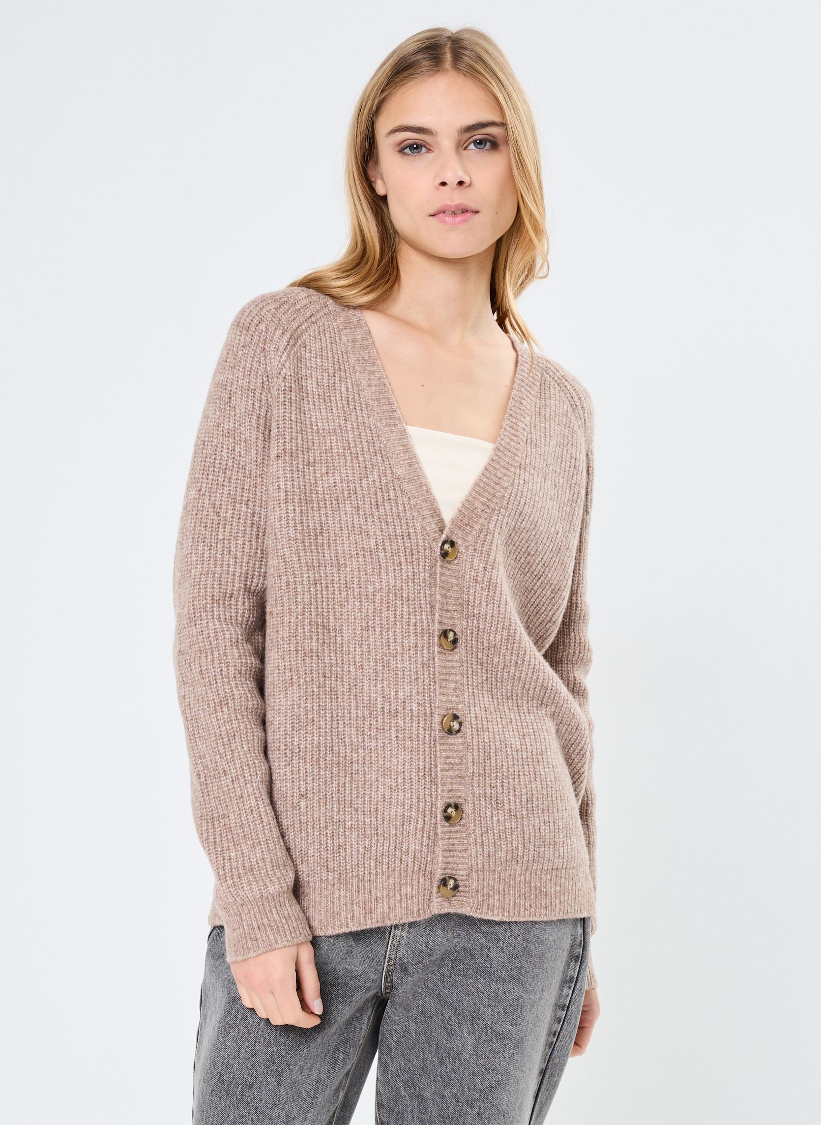 Gilets Maeve femme beige La Petite Etoile Gilets Maeve femme beige Taupe