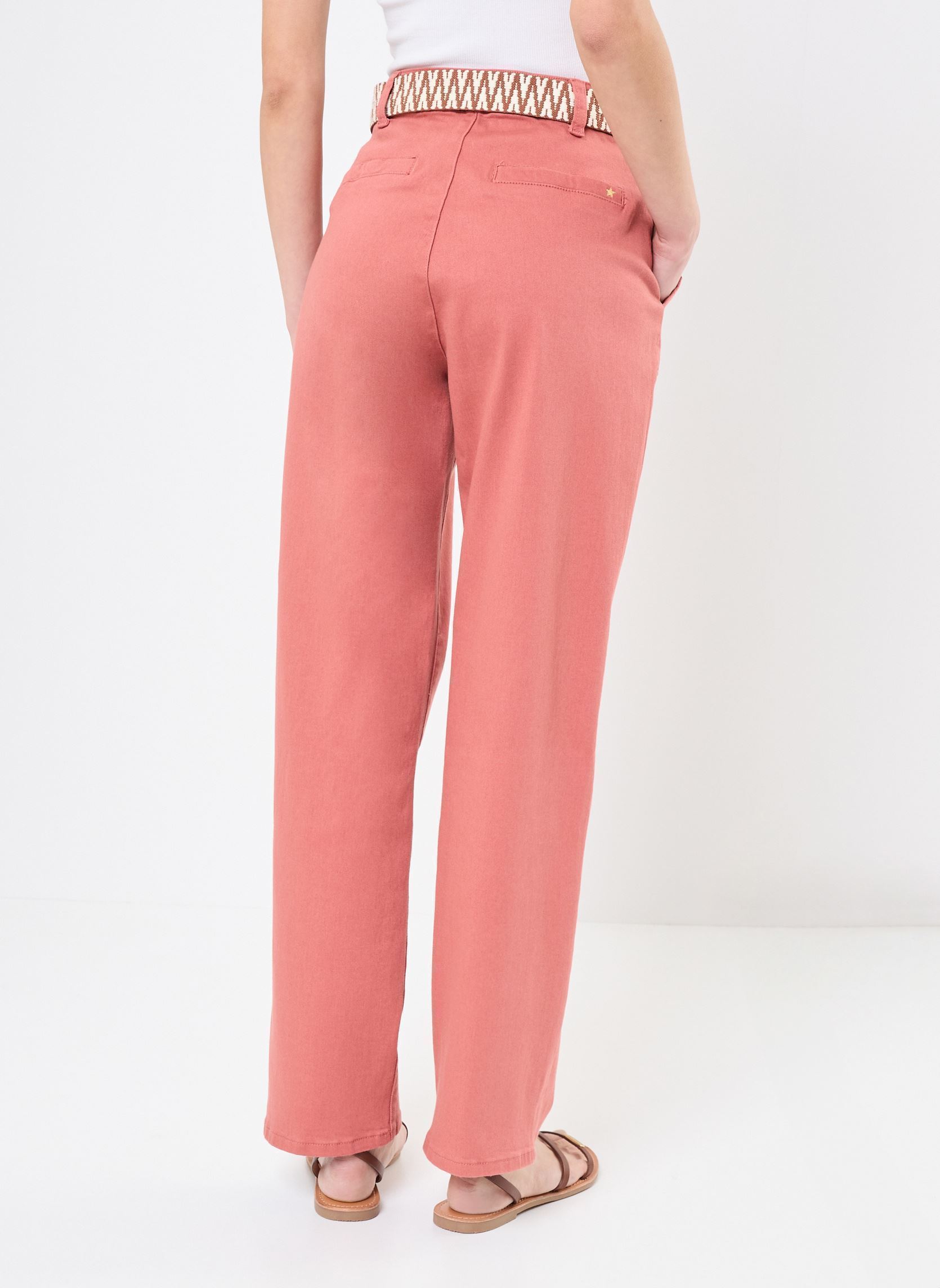Rechte broeken Marisol dames roze La Petite Etoile Rechte broeken Marisol dames roze VIEUX ROSE