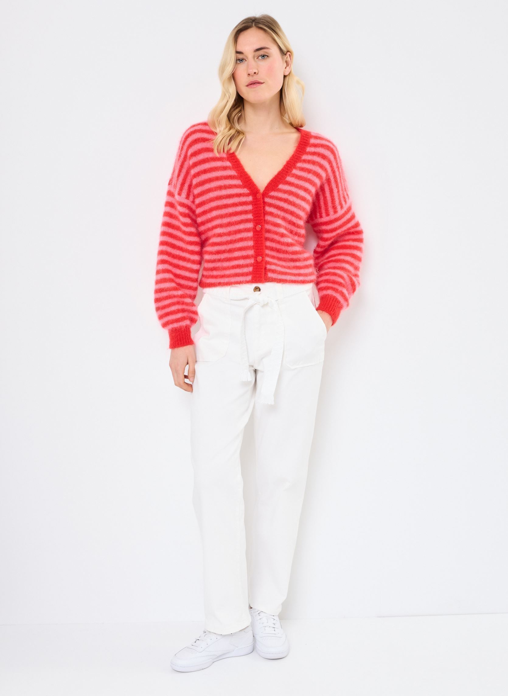 Rechte broeken Marisol dames wit La Petite Etoile Rechte broeken Marisol dames wit BLANC