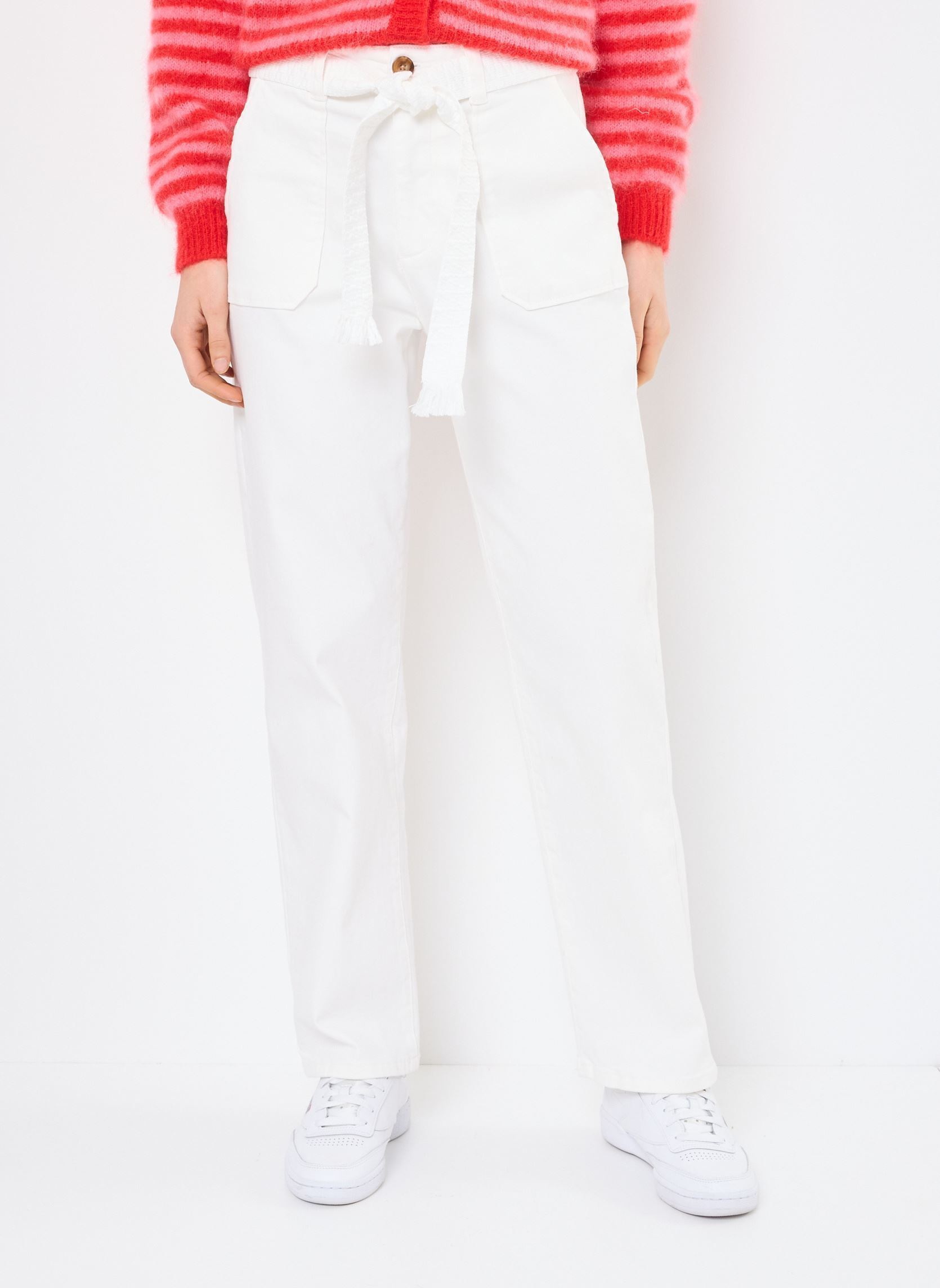 Rechte broeken Marisol dames wit La Petite Etoile Rechte broeken Marisol dames wit BLANC