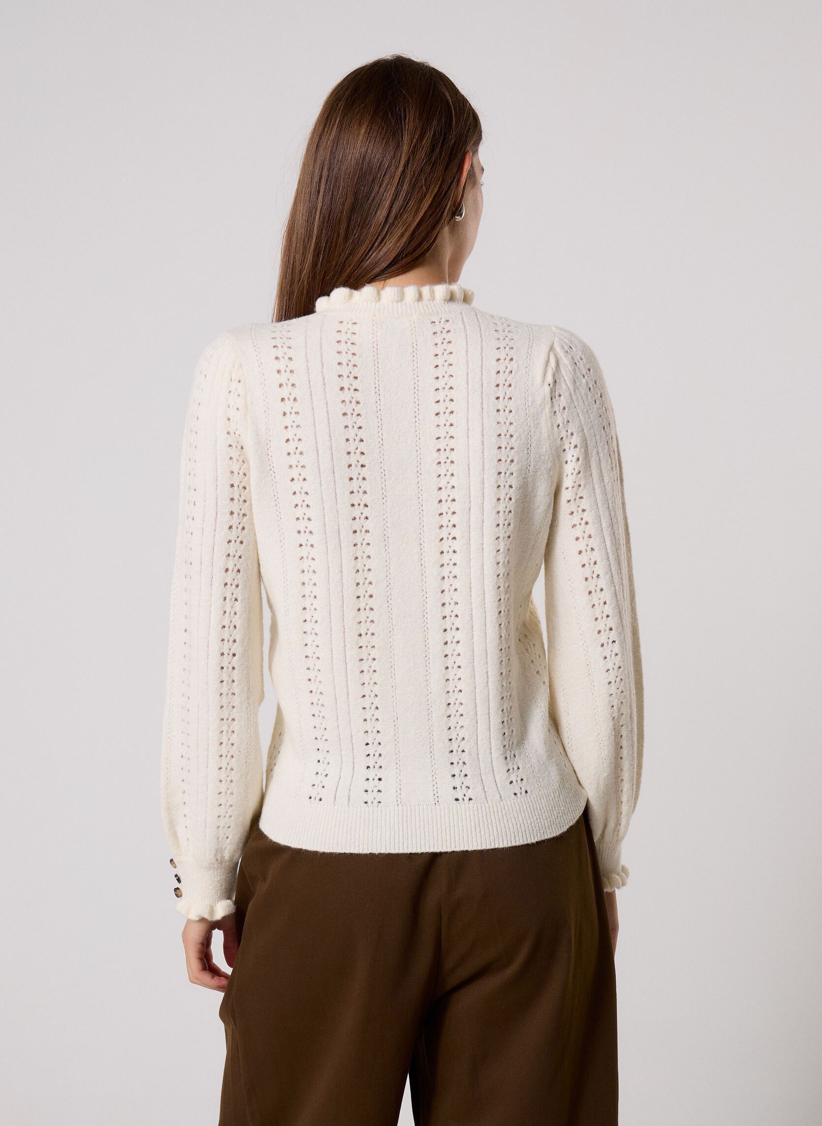 Strickjacken und Westen Maxine damen beige La Petite Etoile Strickjacken und Westen Maxine damen beige ECRU