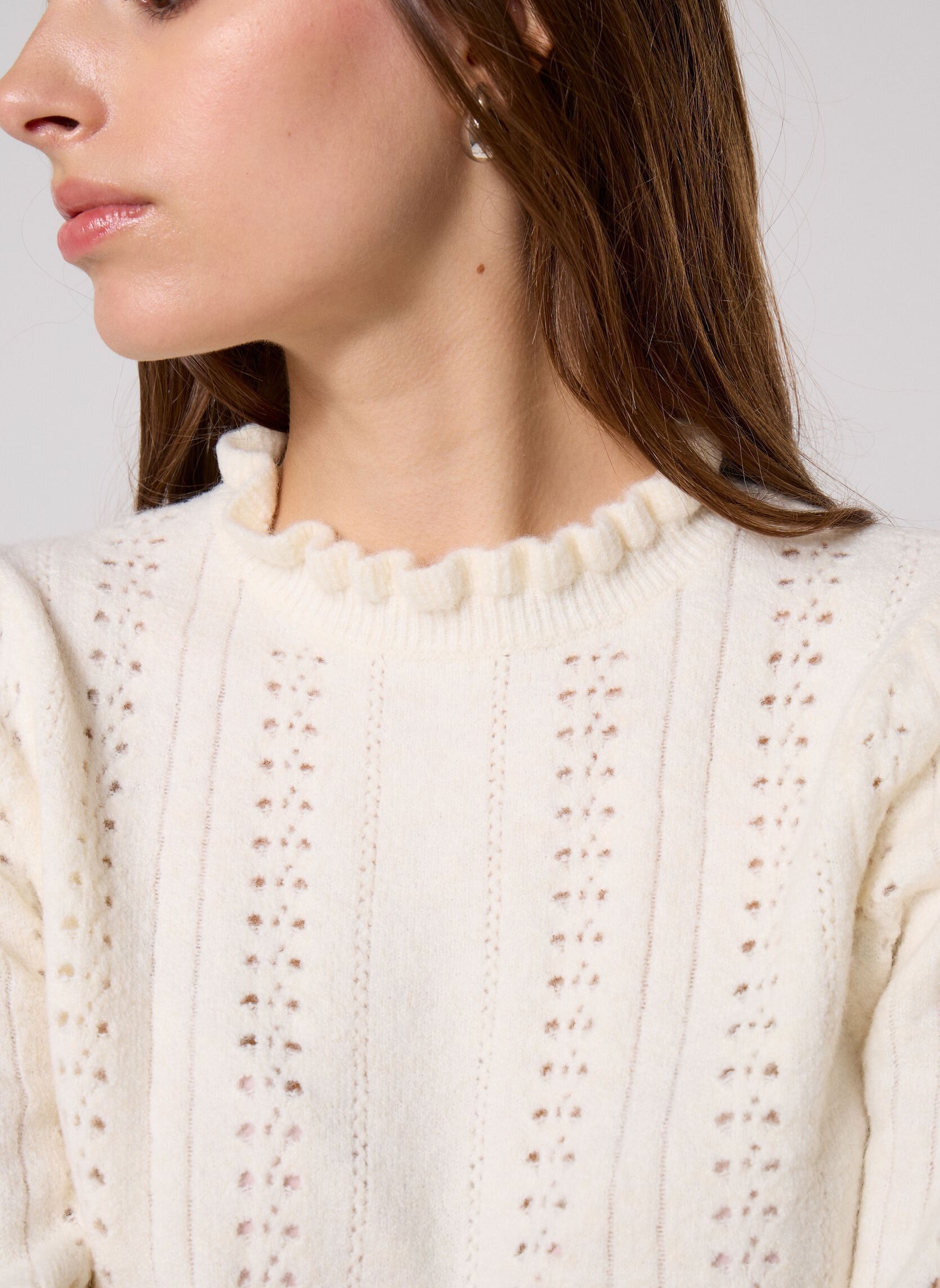 Strickjacken und Westen Maxine damen beige La Petite Etoile Strickjacken und Westen Maxine damen beige ECRU