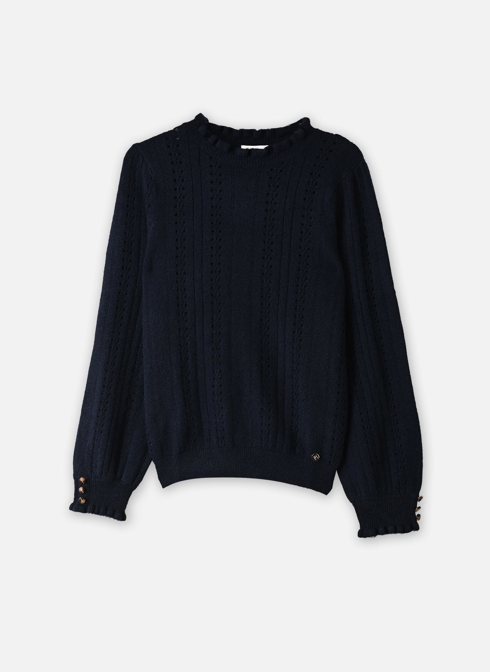 Strickjacken und Westen Maxine damen marineblau La Petite Etoile Strickjacken und Westen Maxine damen marineblau MARINE