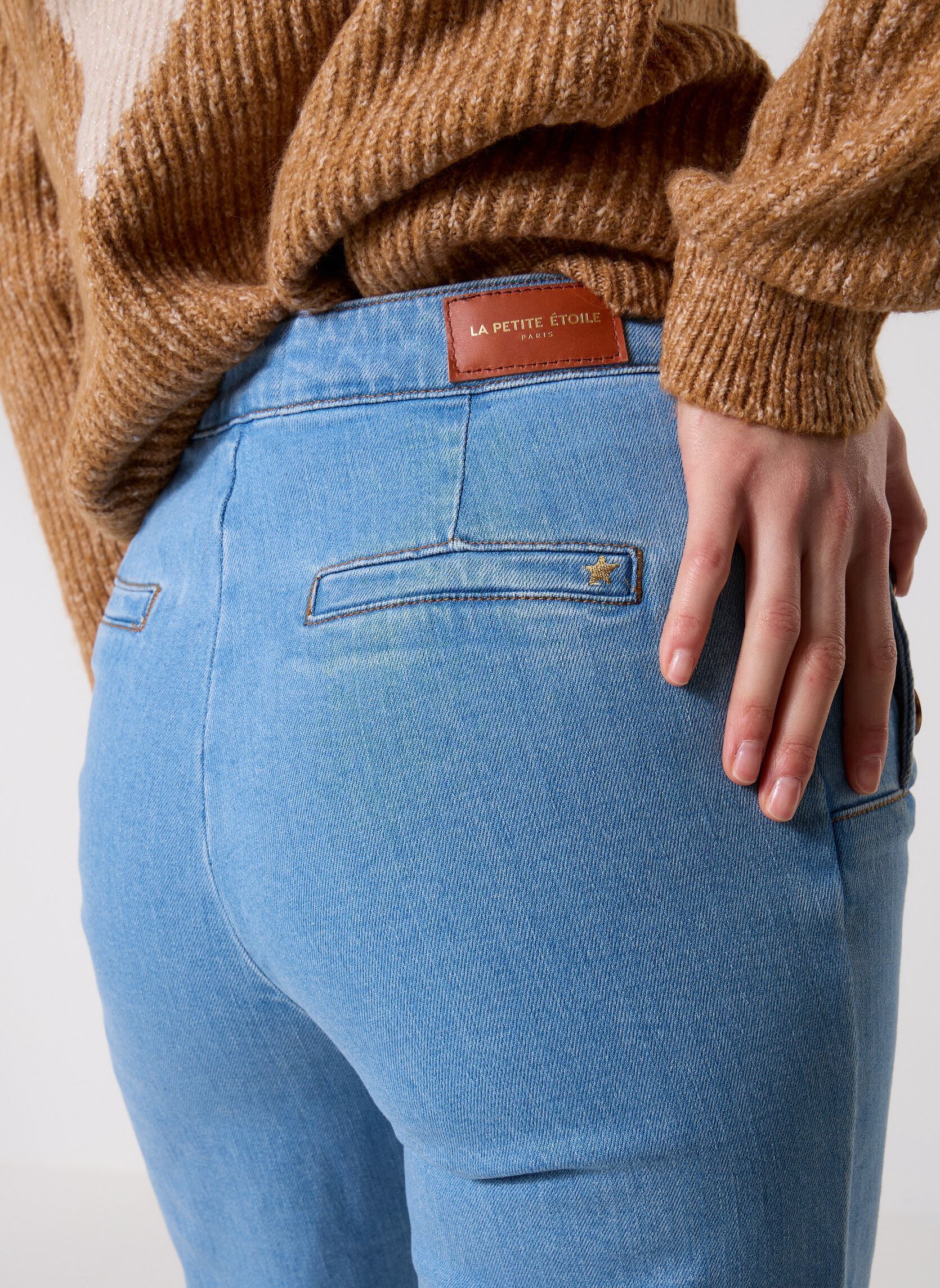 Weite Hosen Paulie damen grau La Petite Etoile Weite Hosen Paulie damen grau Stone