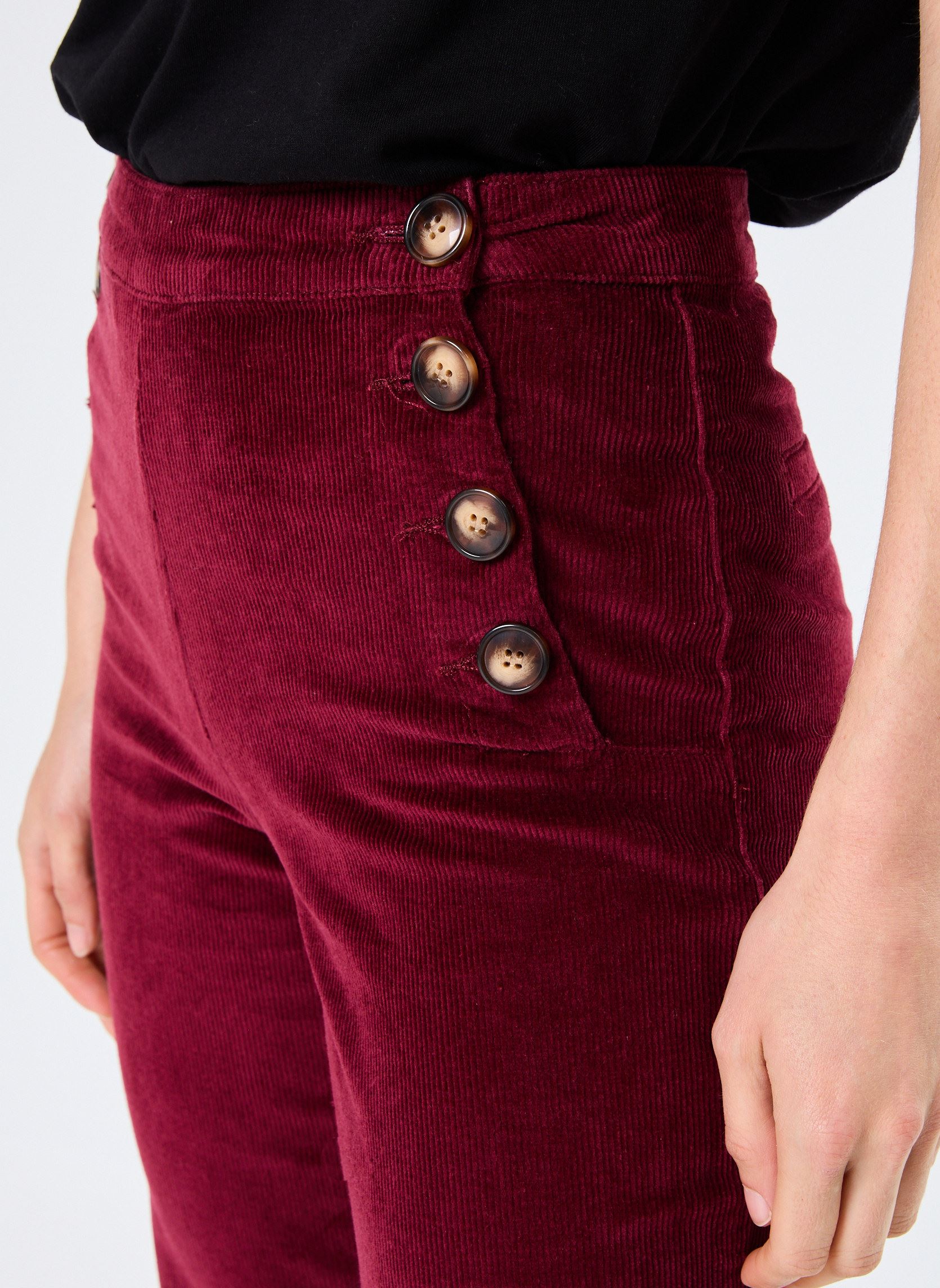 Pantalons larges Paulie femme rose La Petite Etoile Pantalons larges Paulie femme rose Framboise