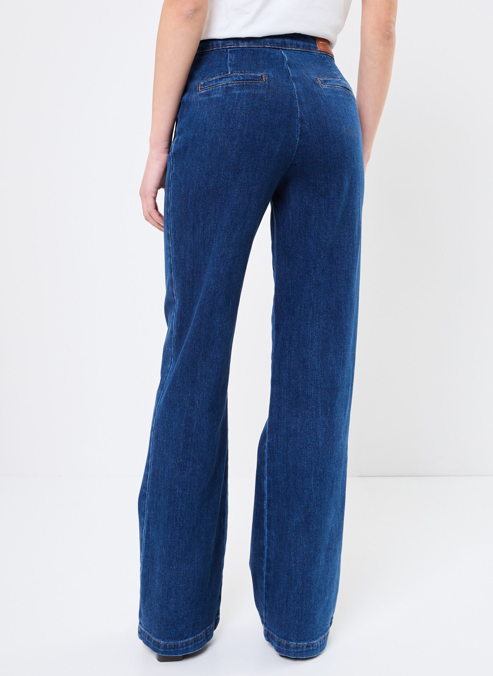 Wijde broeken Paulie dames blauw La Petite Etoile Wijde broeken Paulie dames blauw WASH