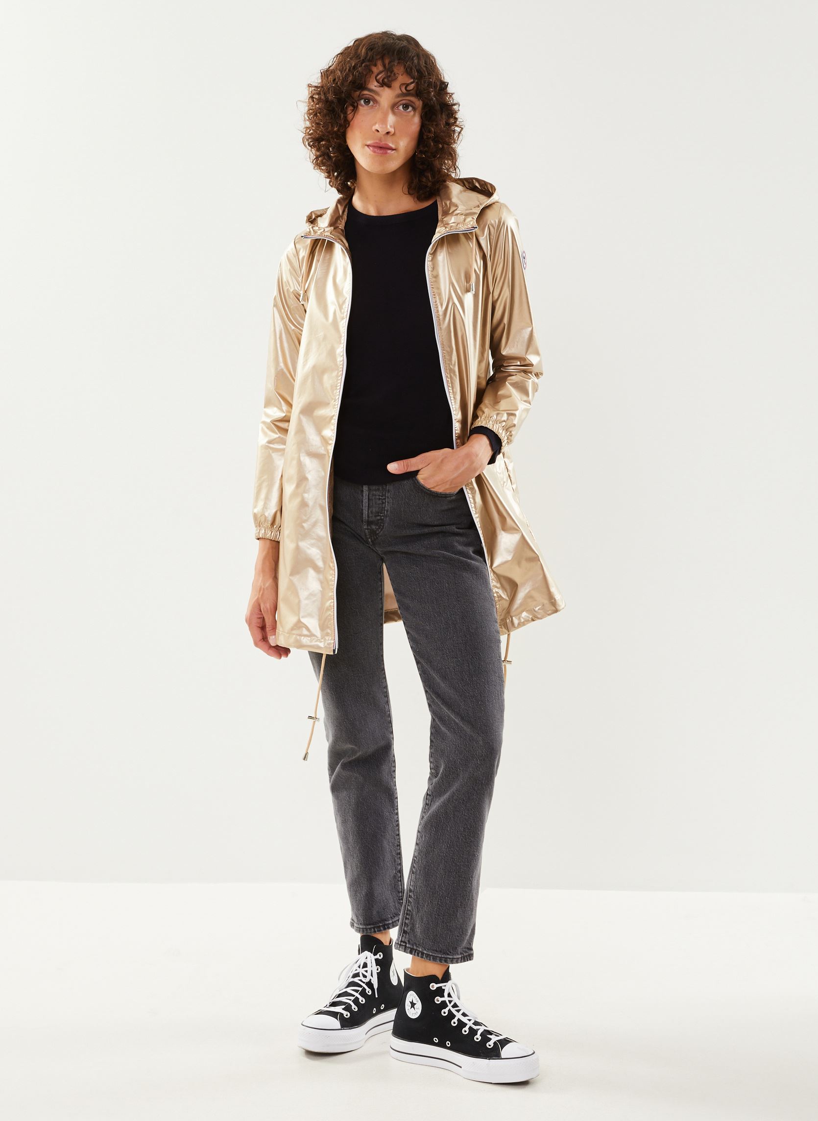 Regenjacken Rainy Long damen gold und bronze La Petite Etoile Regenjacken Rainy Long damen gold und bronze Or
