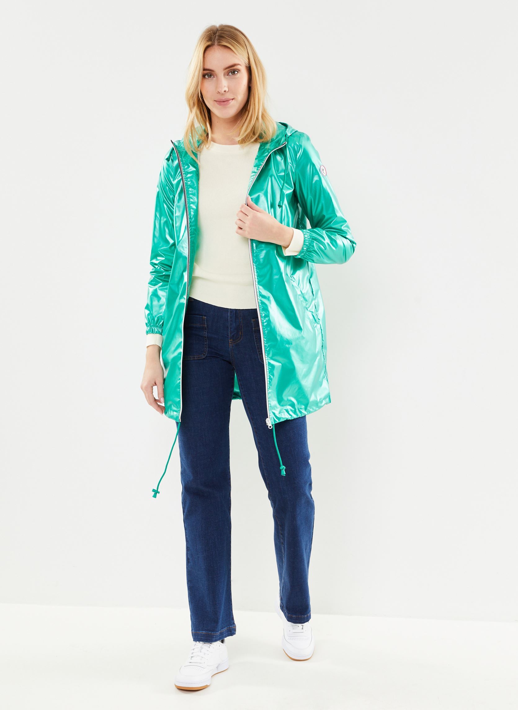 Vestes imperméable Rainy Long femme vert La Petite Etoile Vestes imperméable Rainy Long femme vert Vert