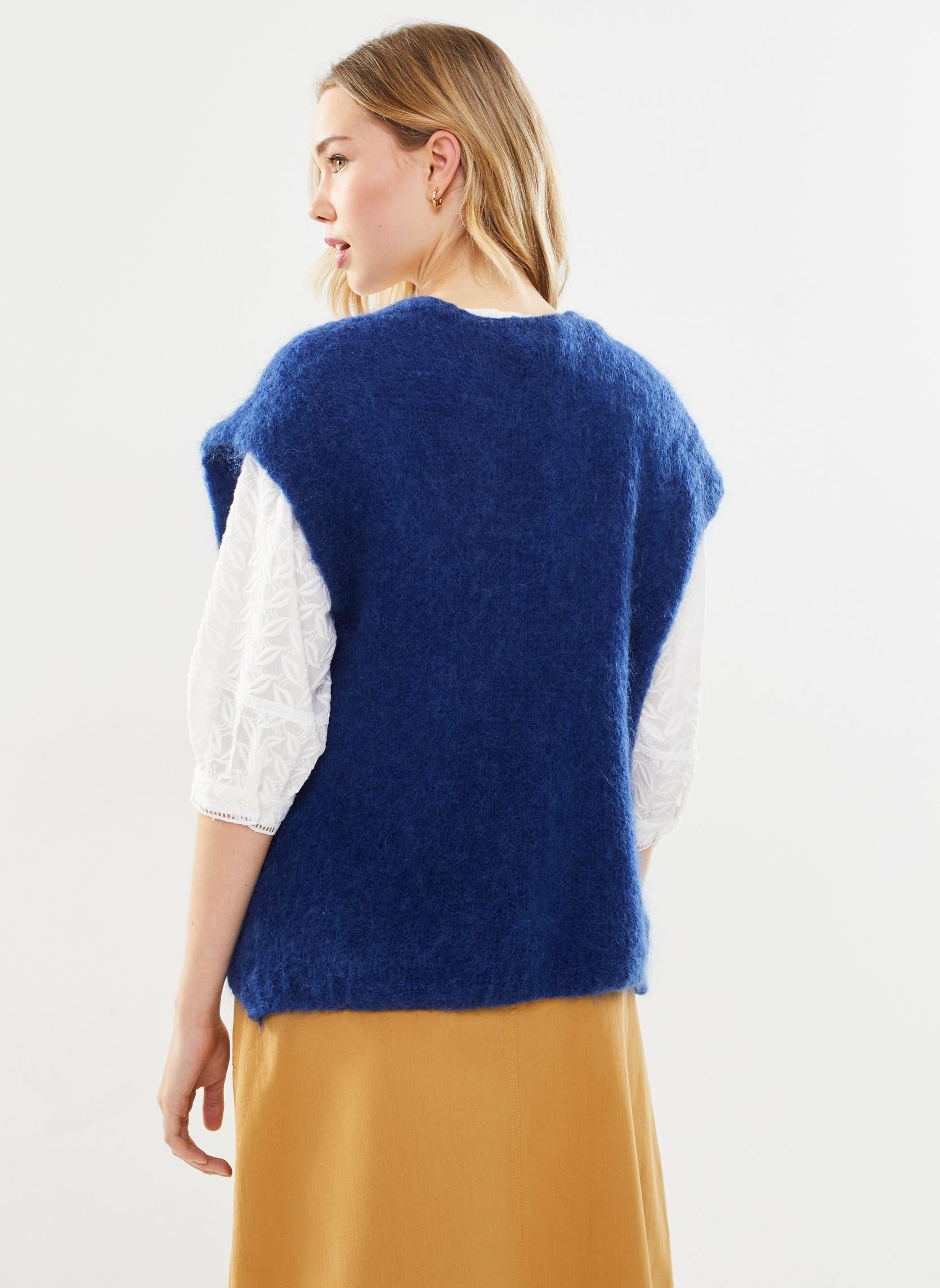 Chalecos Sade mujer azul La Petite Etoile Chalecos Sade mujer azul Bleu