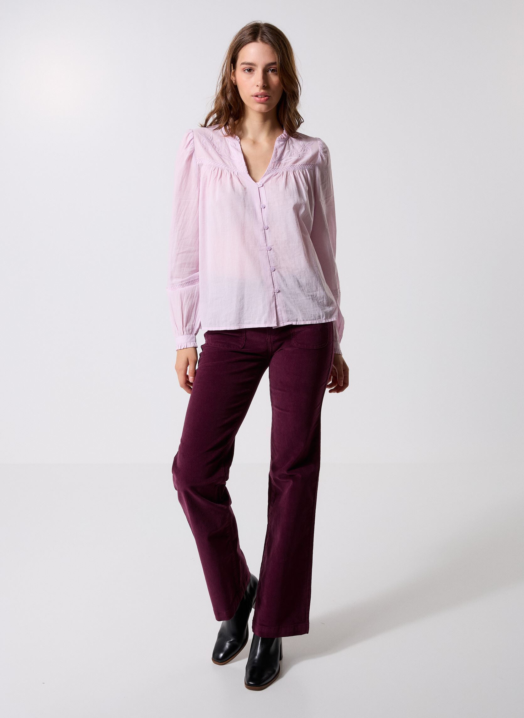 Pantalon Et Gilet Femme Velours Bordeaux Acte III Taille 16 - Occasion, Taille Modifiée, Très Bon état