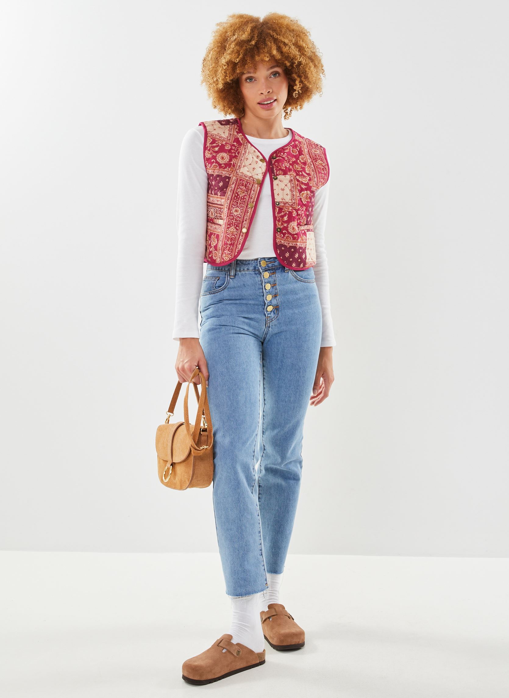 Rechte jeans / Straight Leg Jeans Marco dames blauw La Petite Etoile Rechte jeans / Straight Leg Jeans Marco dames blauw USED