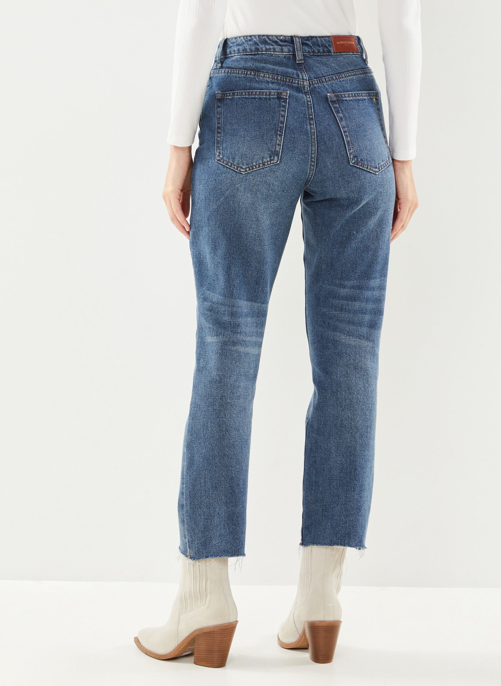 Rechte jeans / Straight Leg Jeans Marco dames blauw La Petite Etoile Rechte jeans / Straight Leg Jeans Marco dames blauw Stone