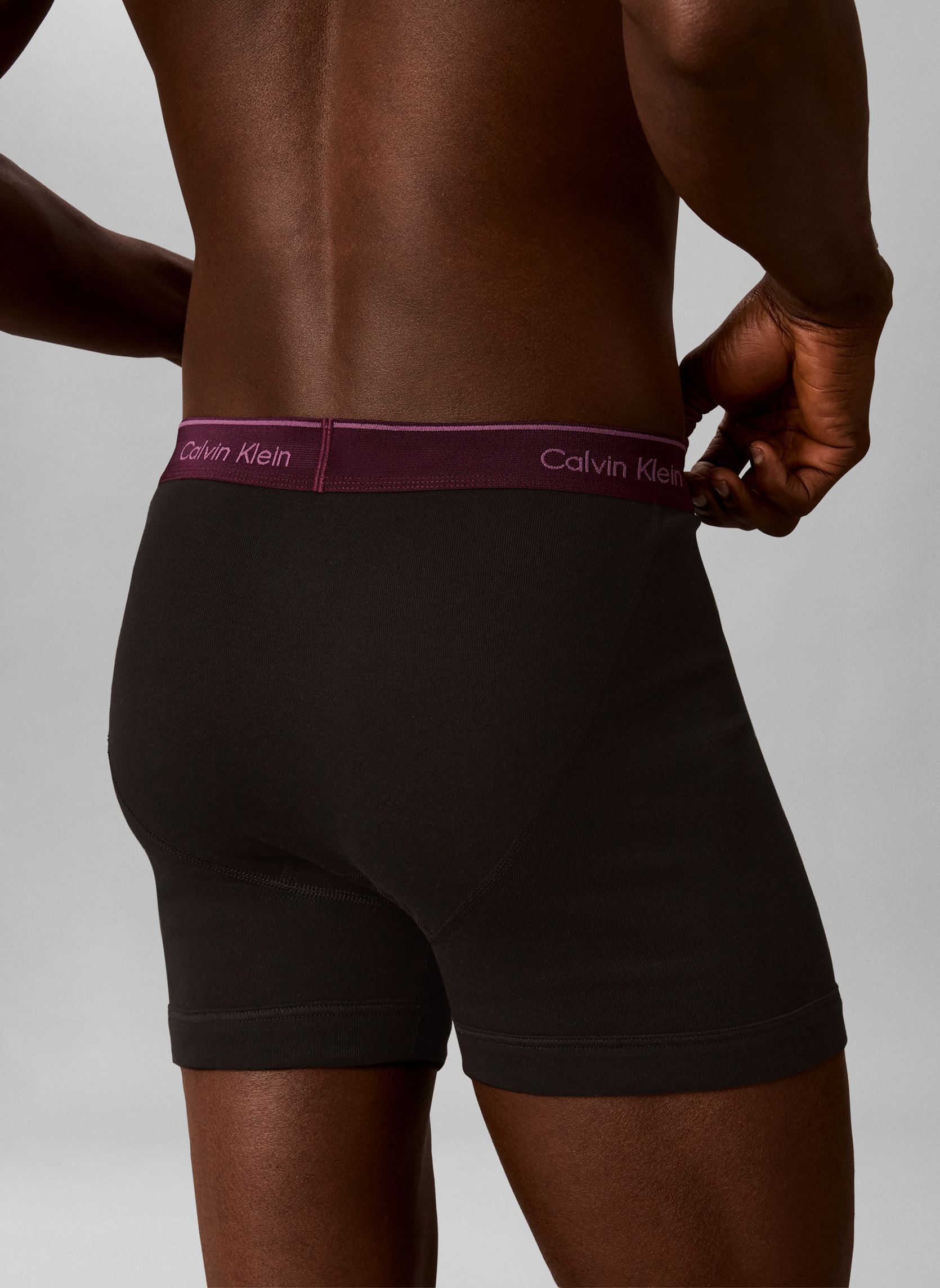 Boxershorts Boxer Brief 5Pk herren schwarz Calvin Klein Boxershorts Boxer Brief 5Pk herren schwarz BLACK W/ BLACK/ DARK PURPLE/ H