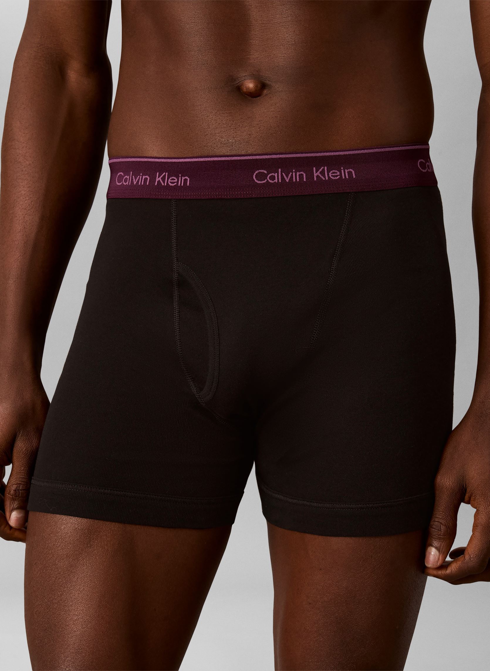 Boxershorts Boxer Brief 5Pk herren schwarz Calvin Klein Boxershorts Boxer Brief 5Pk herren schwarz BLACK W/ BLACK/ DARK PURPLE/ H